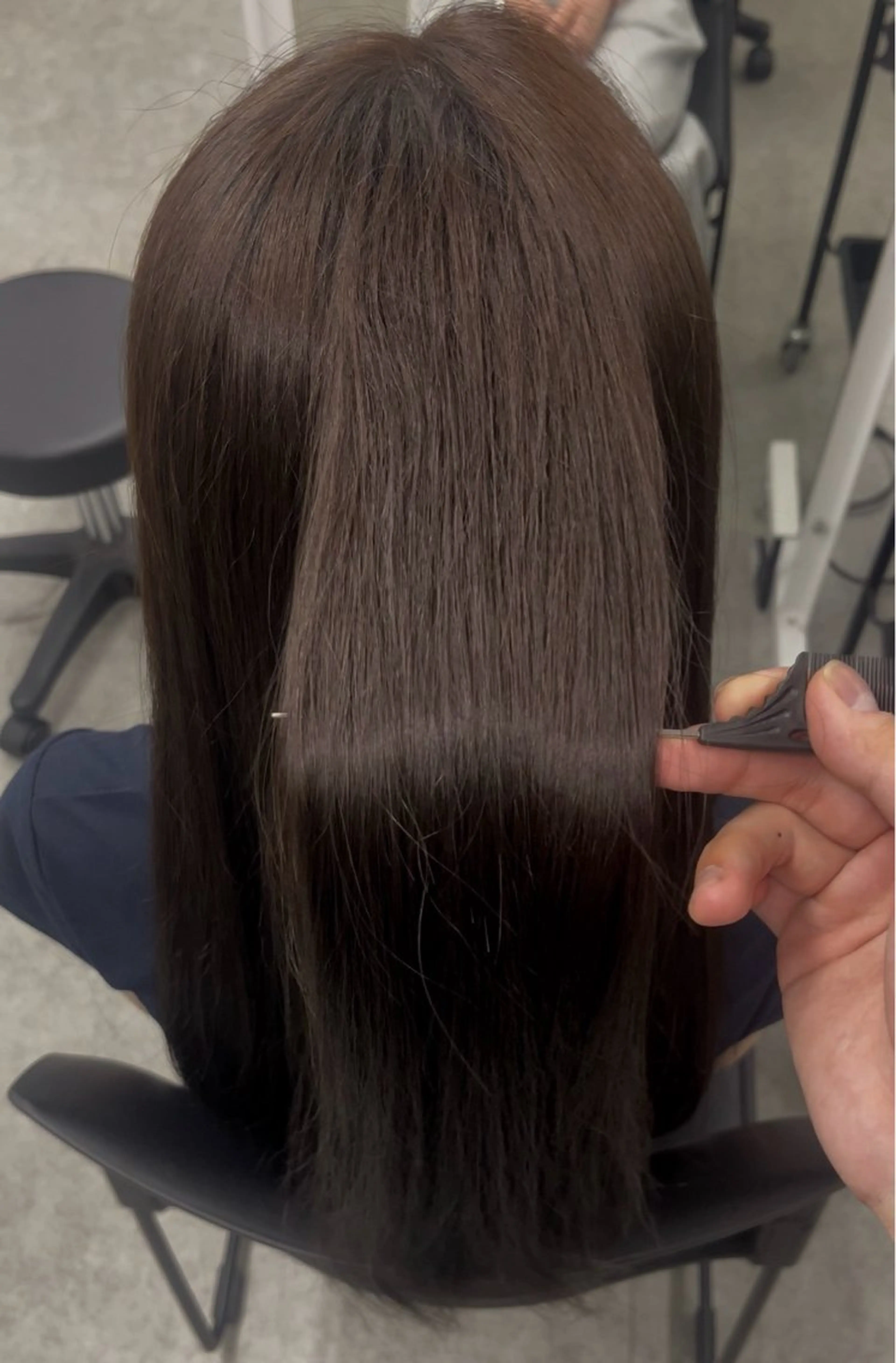 ロング 髪質改善 ヘアカラー トリートメント 透明感×似合わせ ピンクヘアsyuyaのヘアスタイル