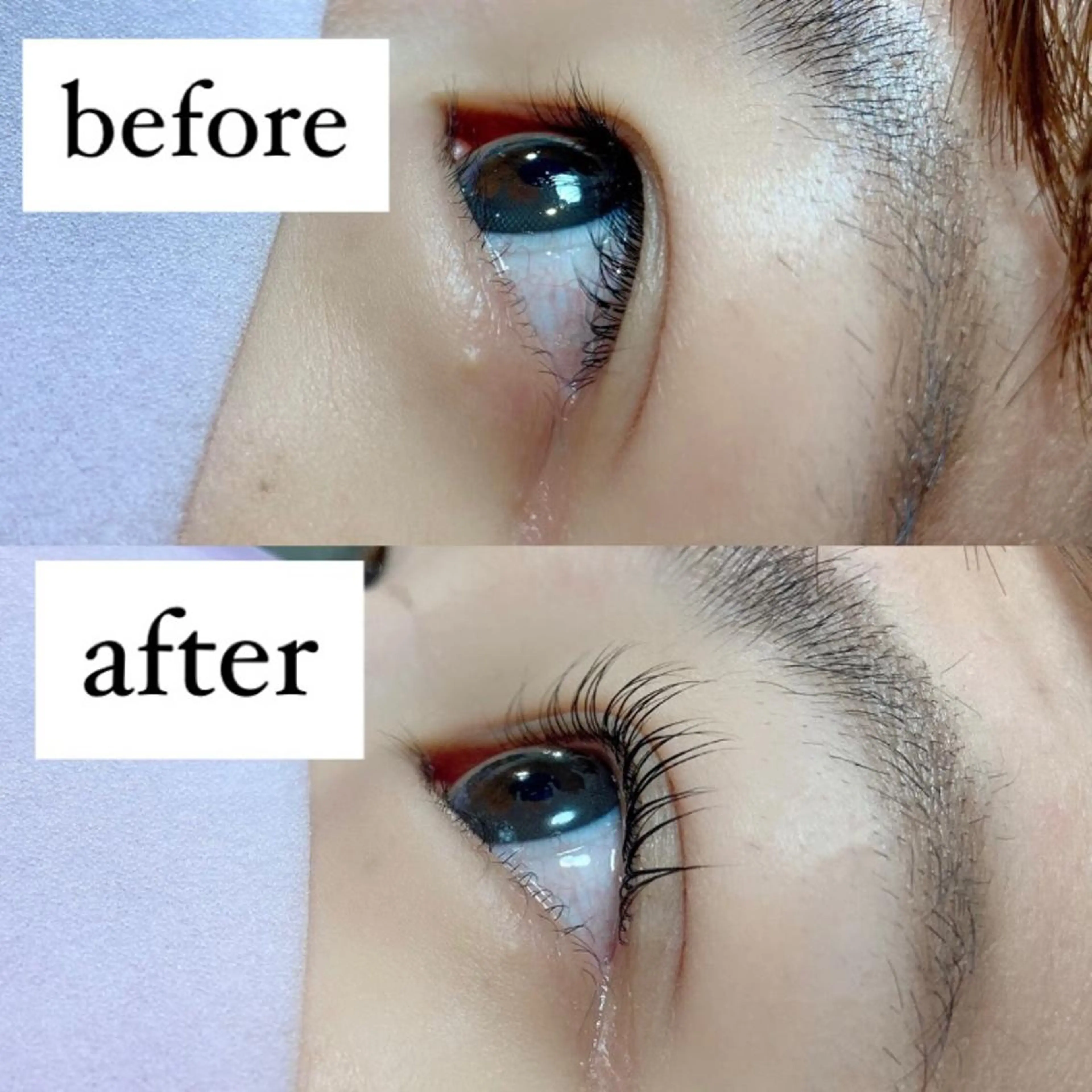 マツエク・マツパ パリジェンヌラッシュリフト 一重×まつ毛パーマ マリーテレジア 渋谷店❤️モデルのマツエク・マツパデザイン