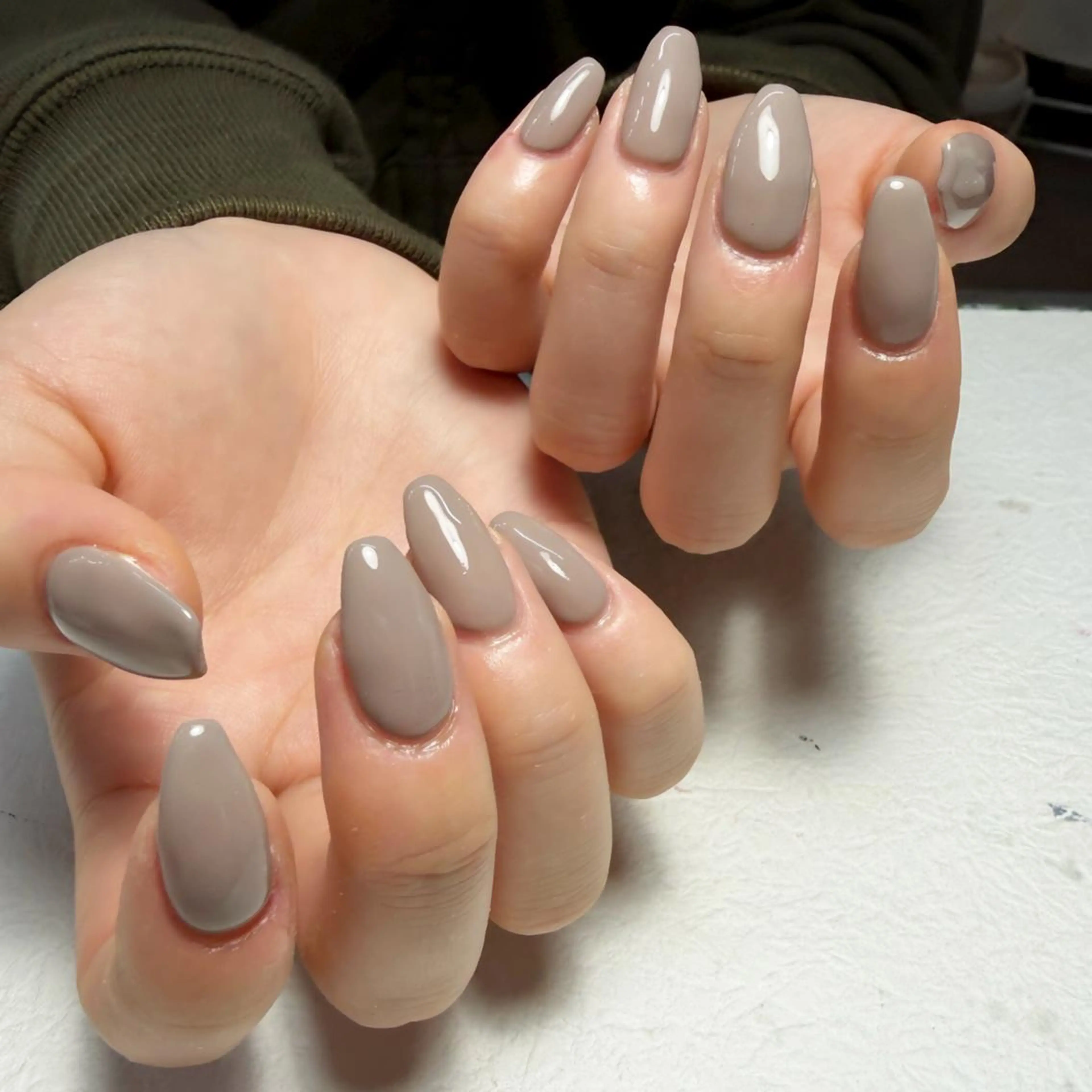 ネイル ワンカラーネイル ハンドネイル Aki 💖ゆちたの部屋のネイルデザイン