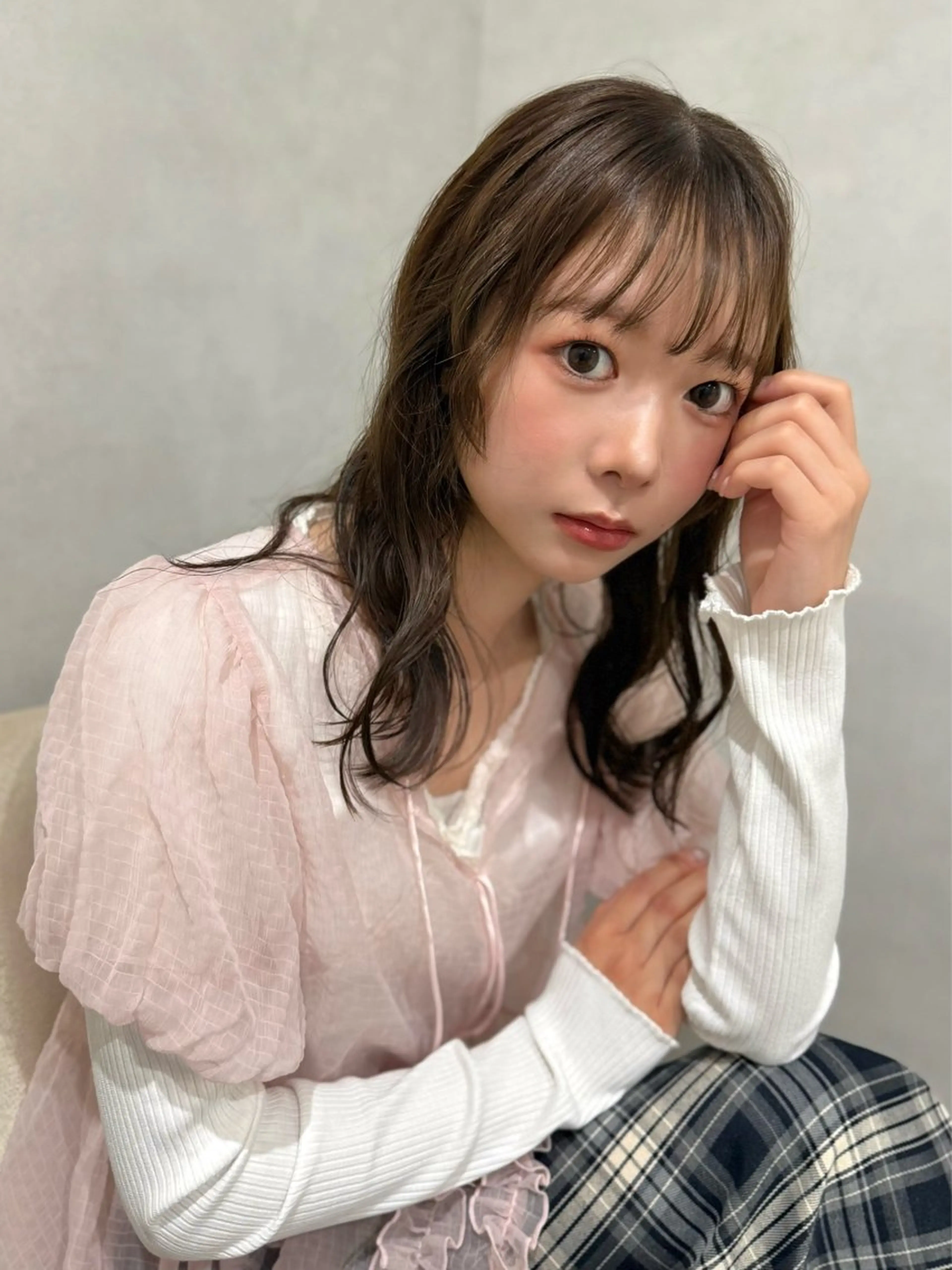 🌟色持ち特化🌟【カット】+【ケアカラー】+【色持ちトリートメント】の写真