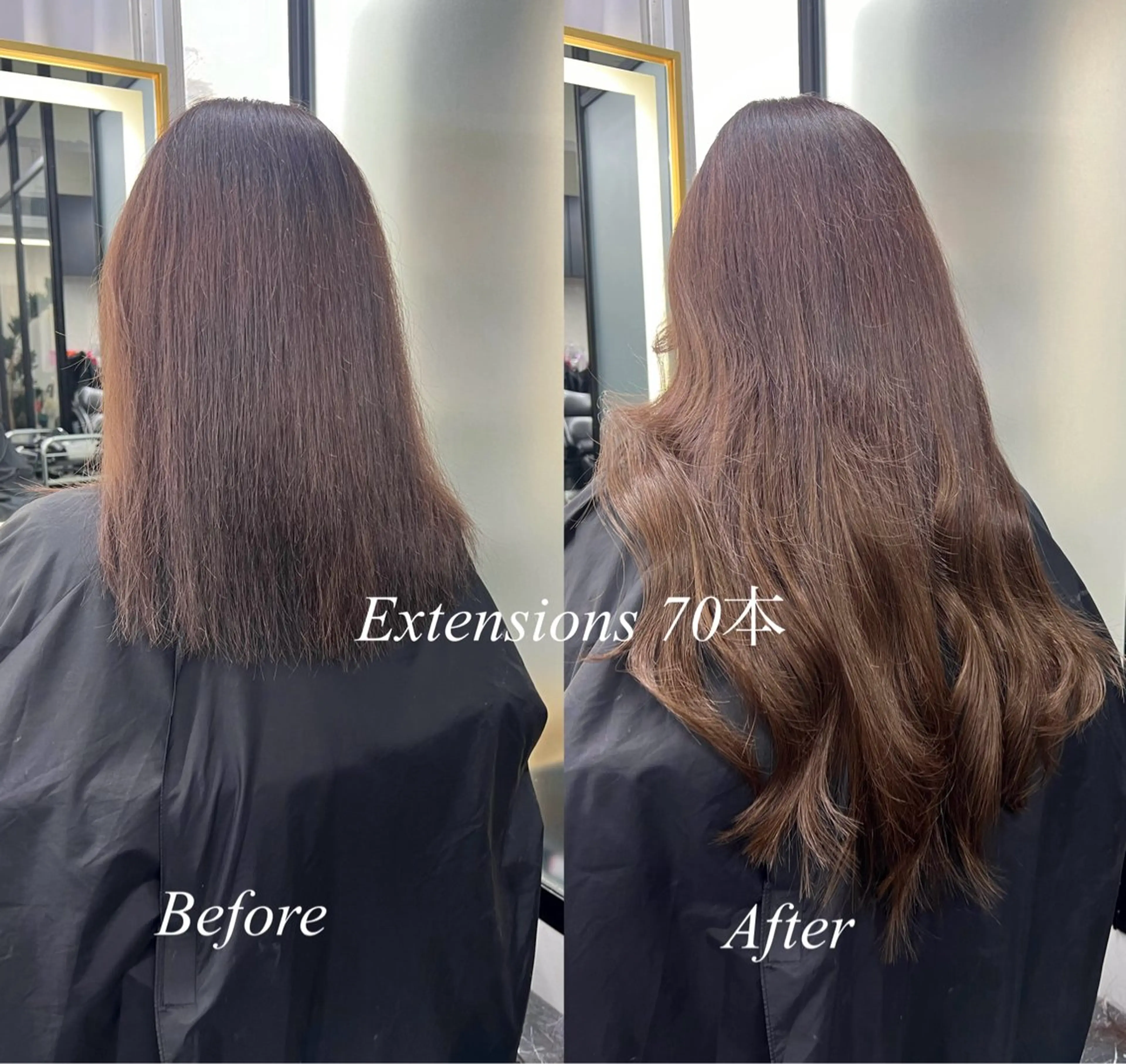 ロング カラー シールエクステ ハイトーンカラー エクステ ヘアカラー エクステ シールエクステ特化 ハイトーン、NANAのヘアスタイル