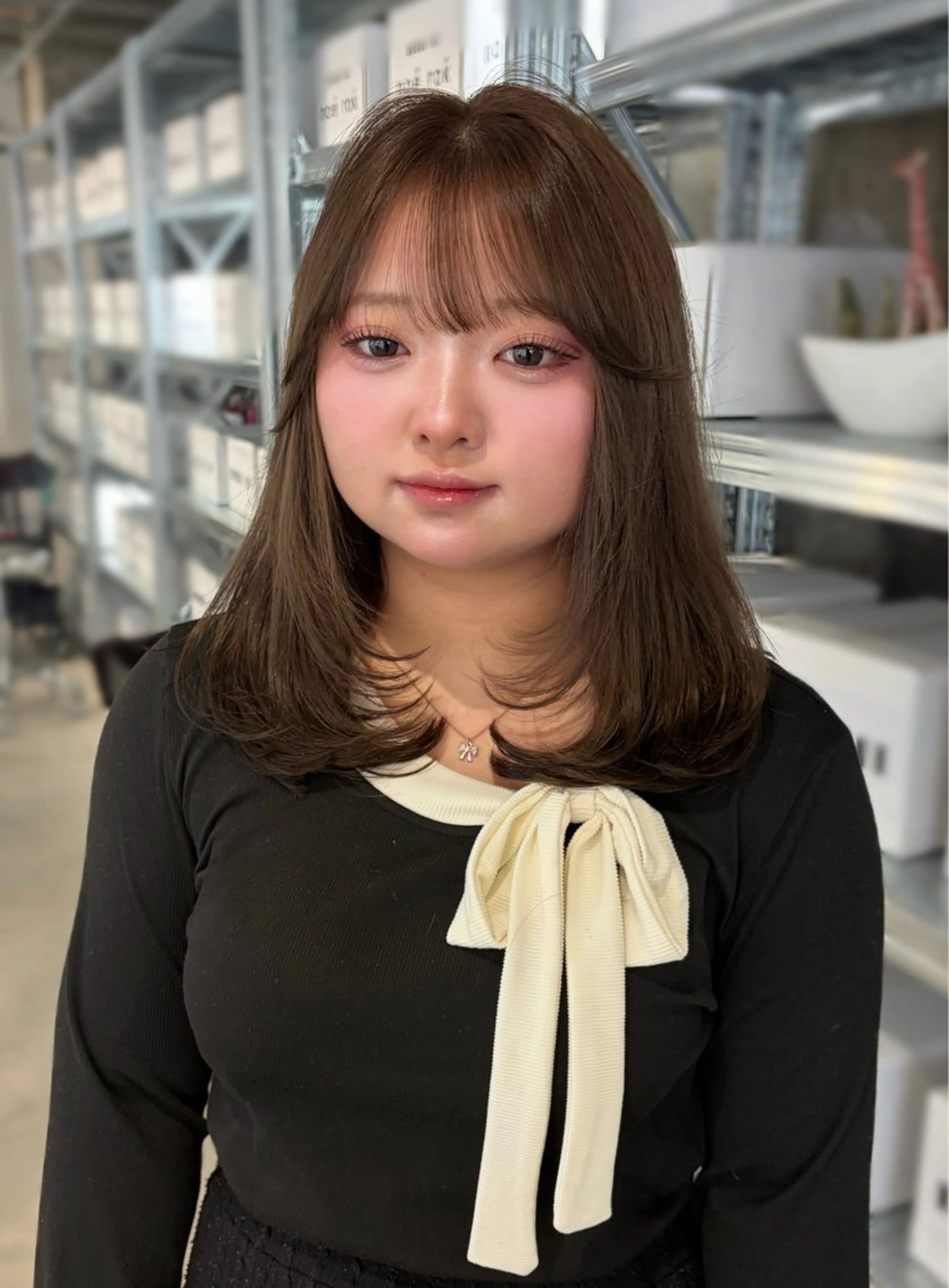 セミロング カラー カット ヘアカラー トリートメント ダブルカラー/レイヤ ーカット 🤍ゆきなのヘアスタイル
