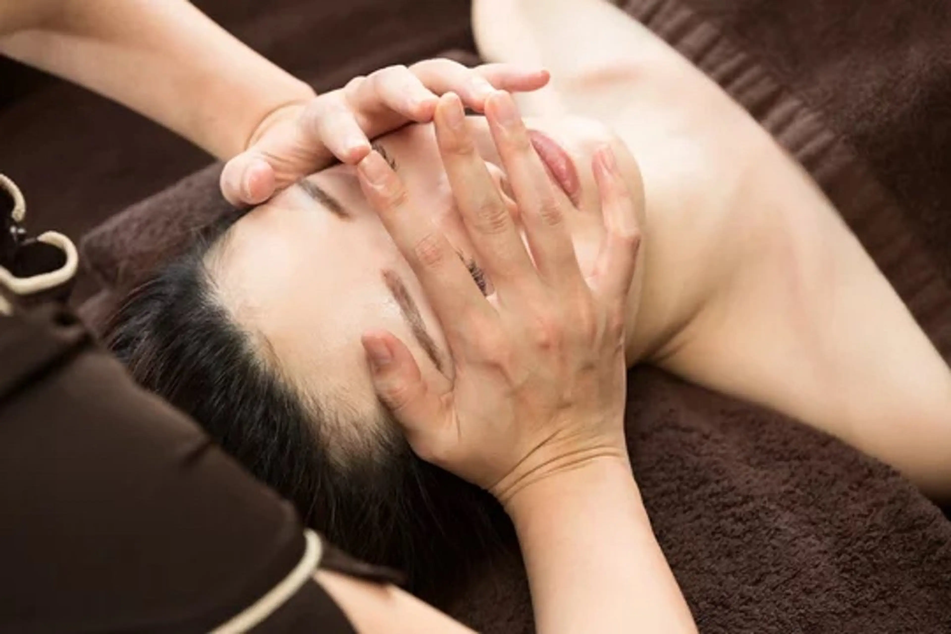 小顔コルギ（本格ドライヘッドスパ付き）90分の写真