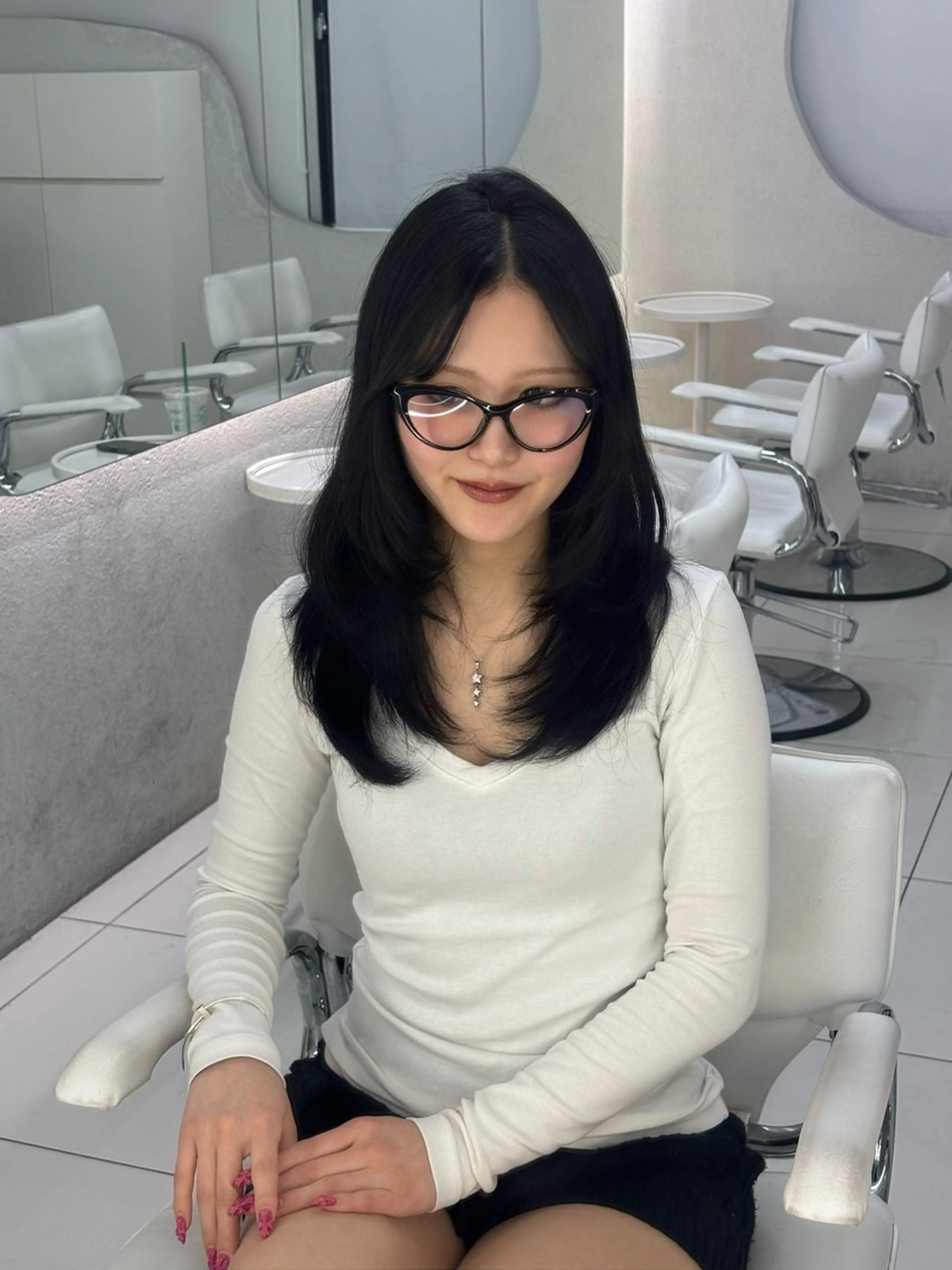 ミディアム GAGA Hinaのヘアスタイル