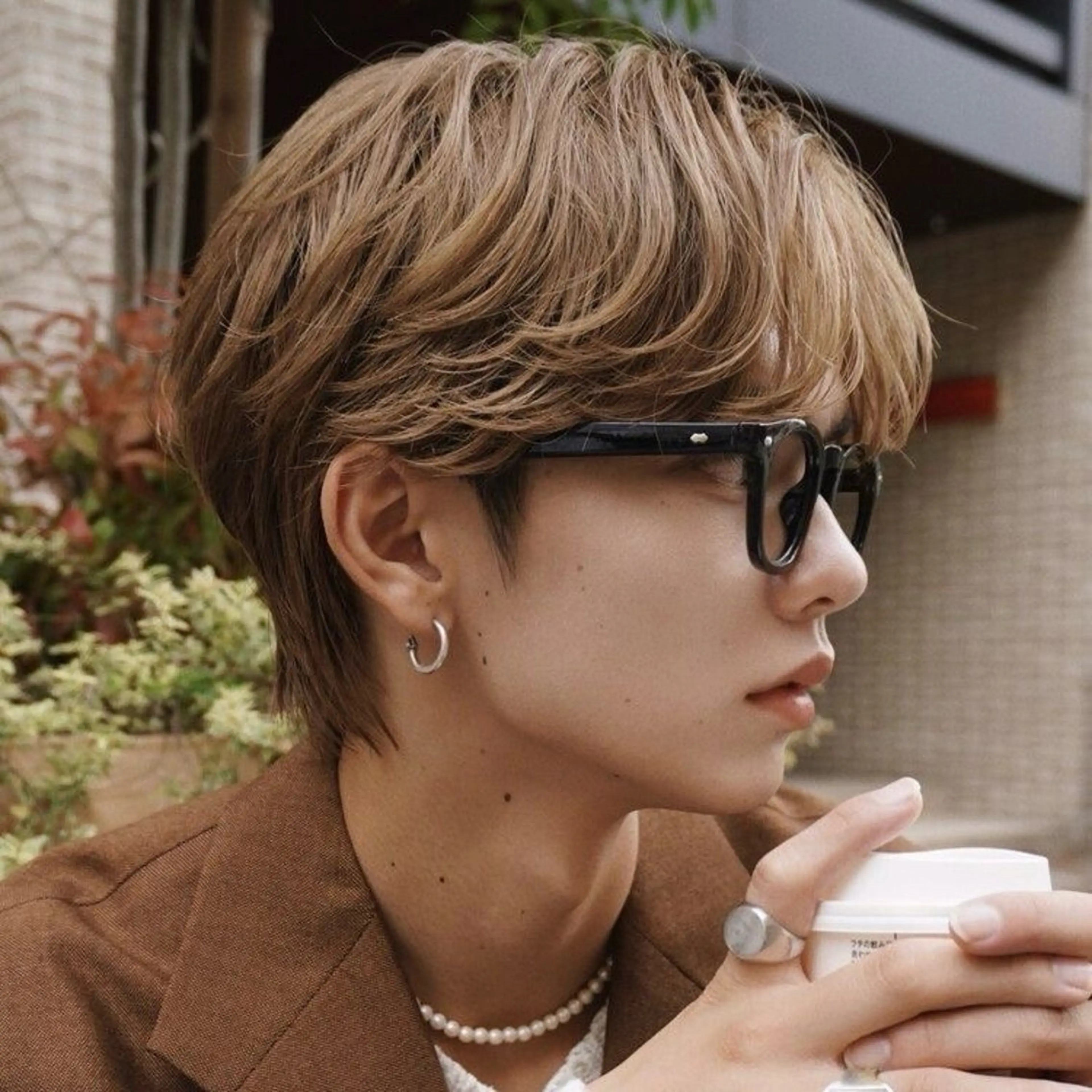 【🇰🇷メンズカット+ニュアンスパーマ🇨🇳】シャンプートリートメント込み🧴🫧の写真