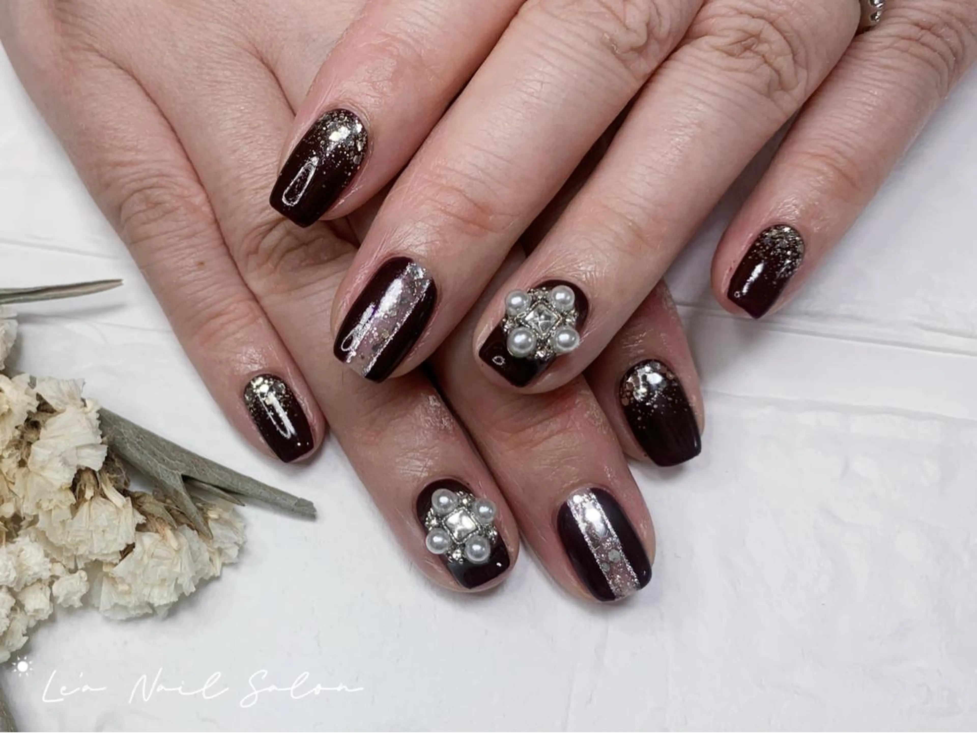 ショート カラー ネイル Le’a NailSalonのネイルデザイン
