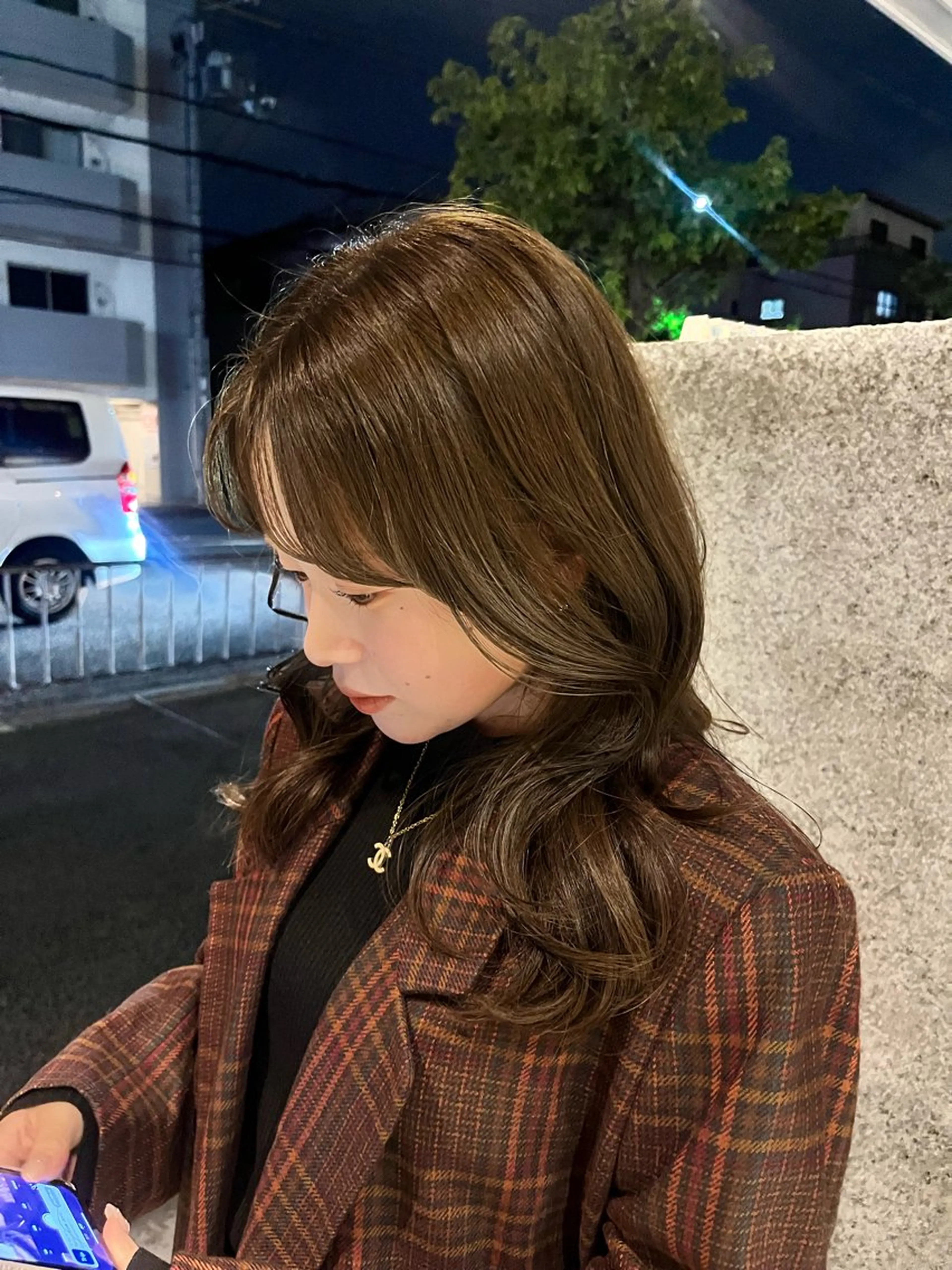 ロング ヘアカラー 藤井 美歩/赤髪のヘアスタイル