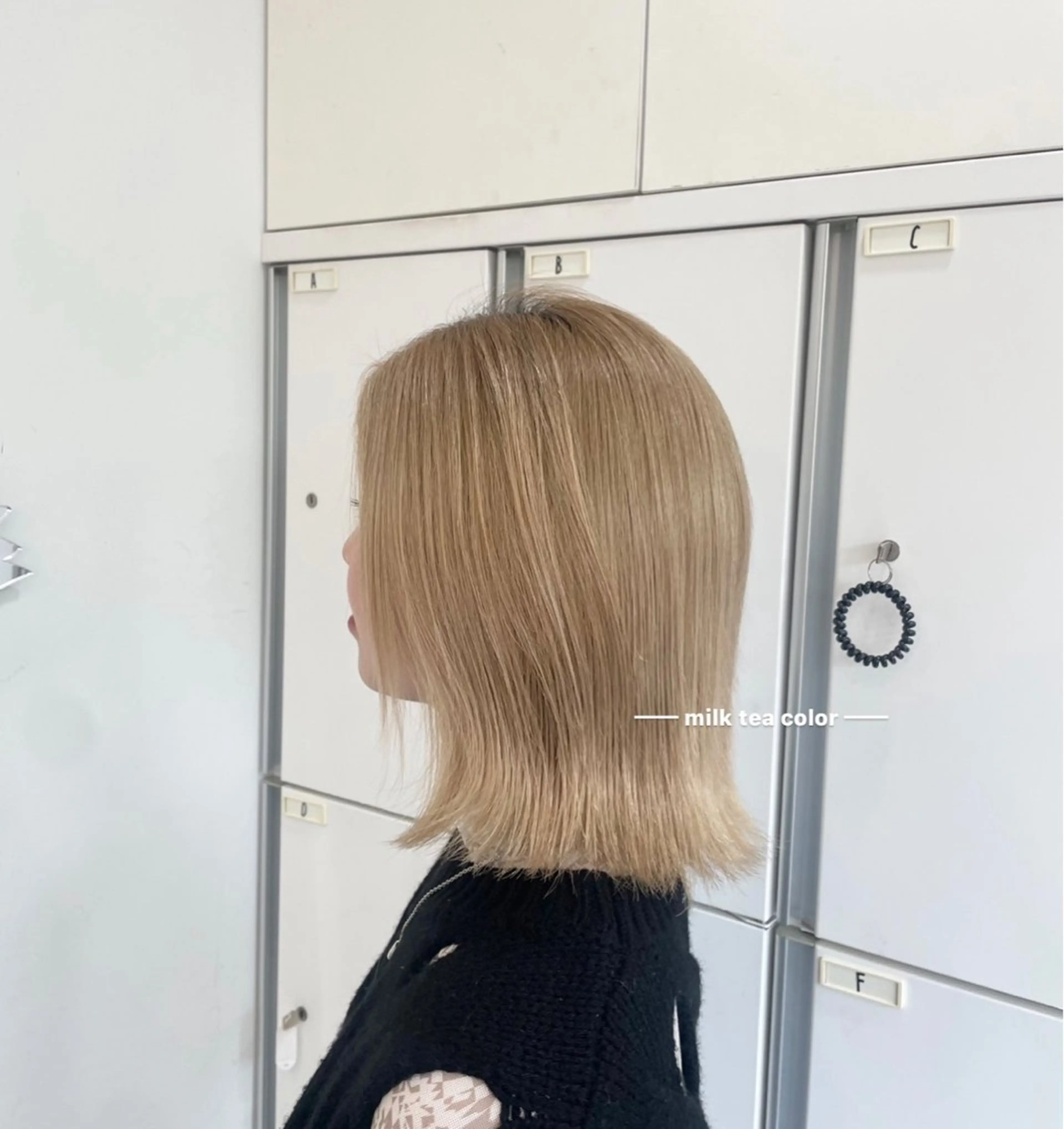 カラー ブリーチ nanaka :のヘアスタイル