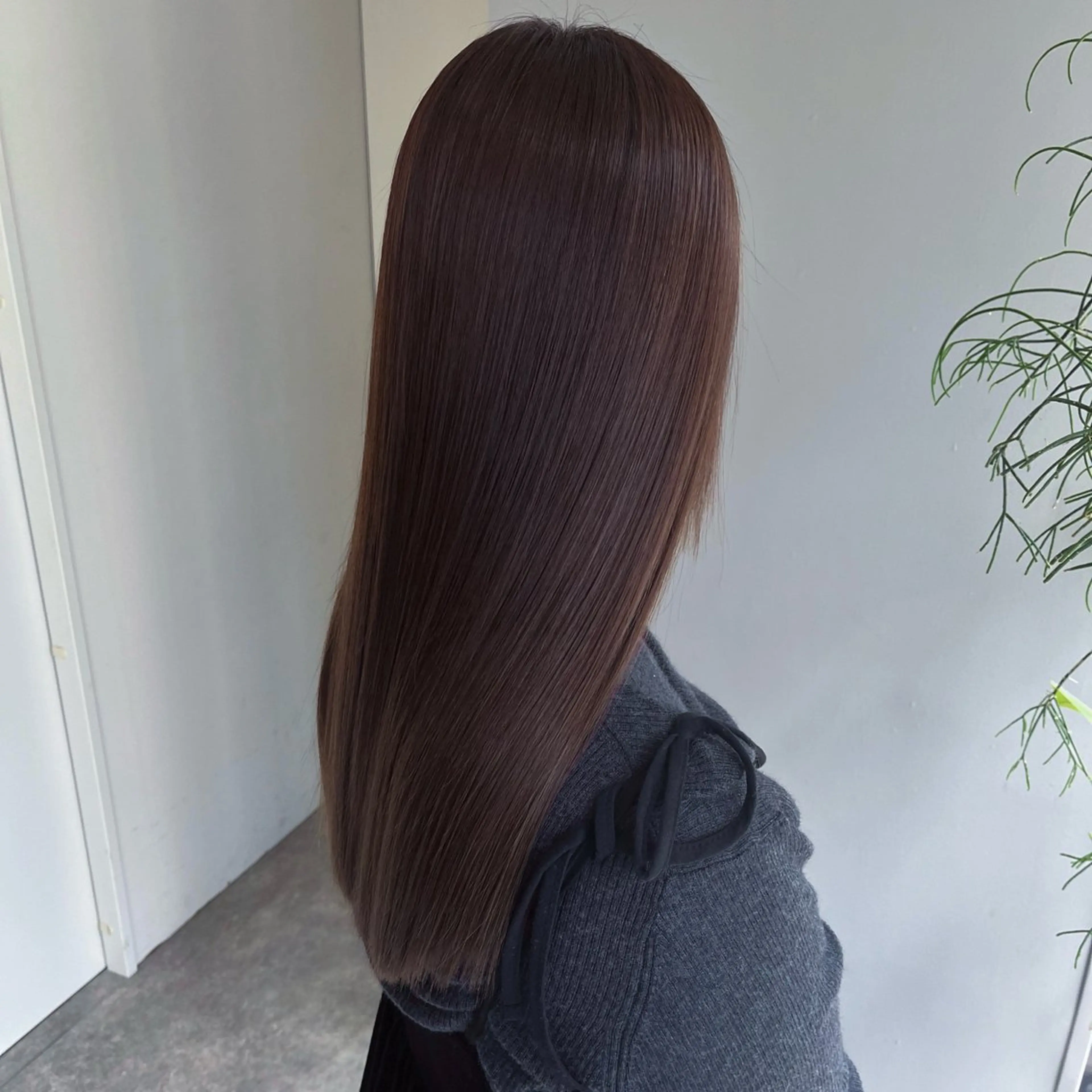 ロング 髪質改善 縮毛矯正 カット 縮毛矯正 トリートメント 韓国ヘア/ 髪質改善特化谷名勇輝のヘアスタイル