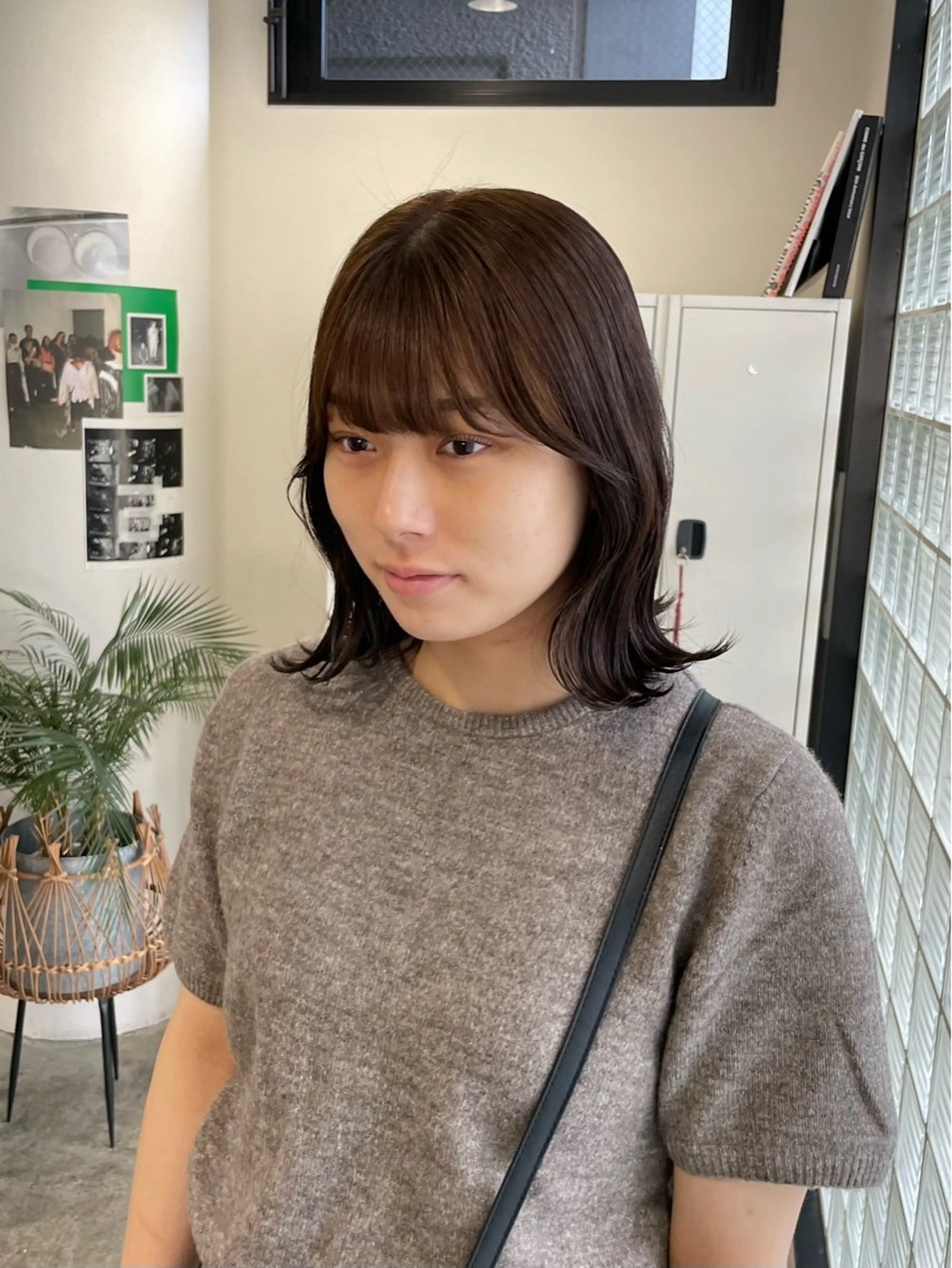 ミディアム カラー ブラウンカラー 🟡ひろの/ツヤ カラー/髪質改善🟡のヘアスタイル