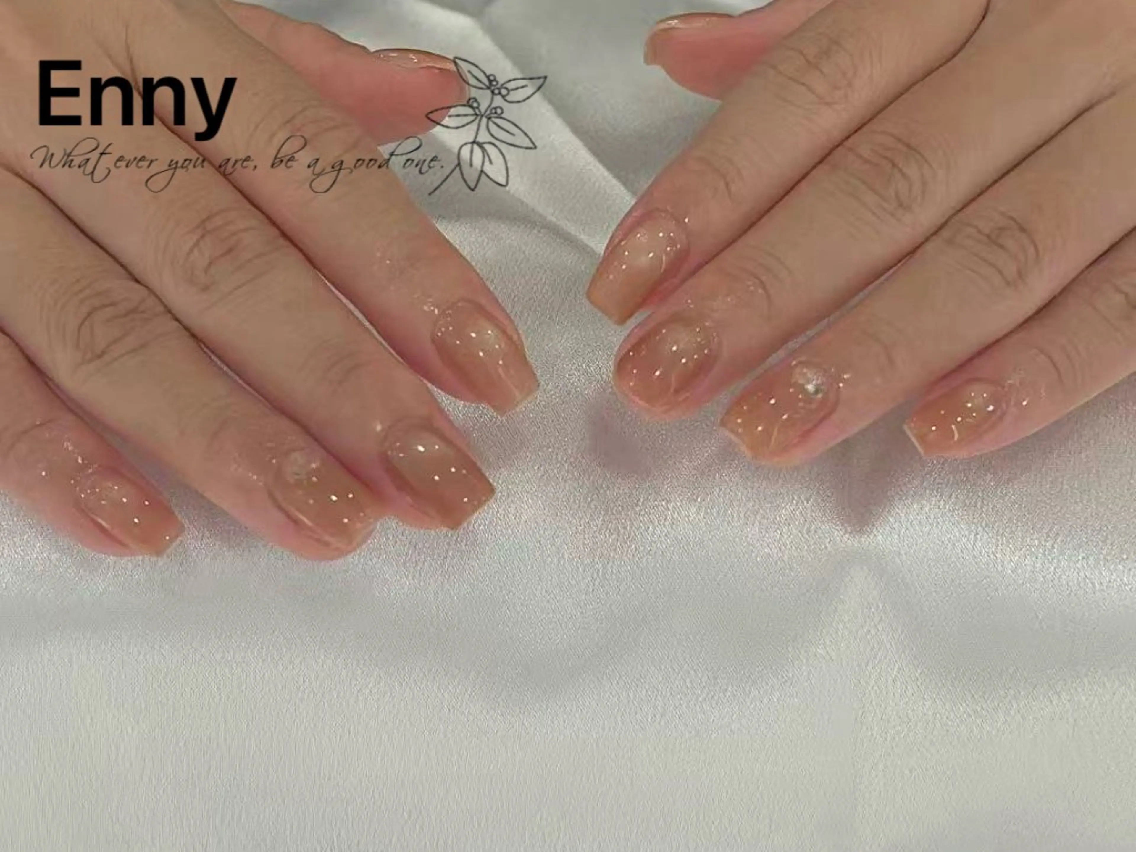 ネイル チークネイル フットネイル フレンチネイル ジェルネイル ガラスフレンチ エニ Andyのネイルデザイン