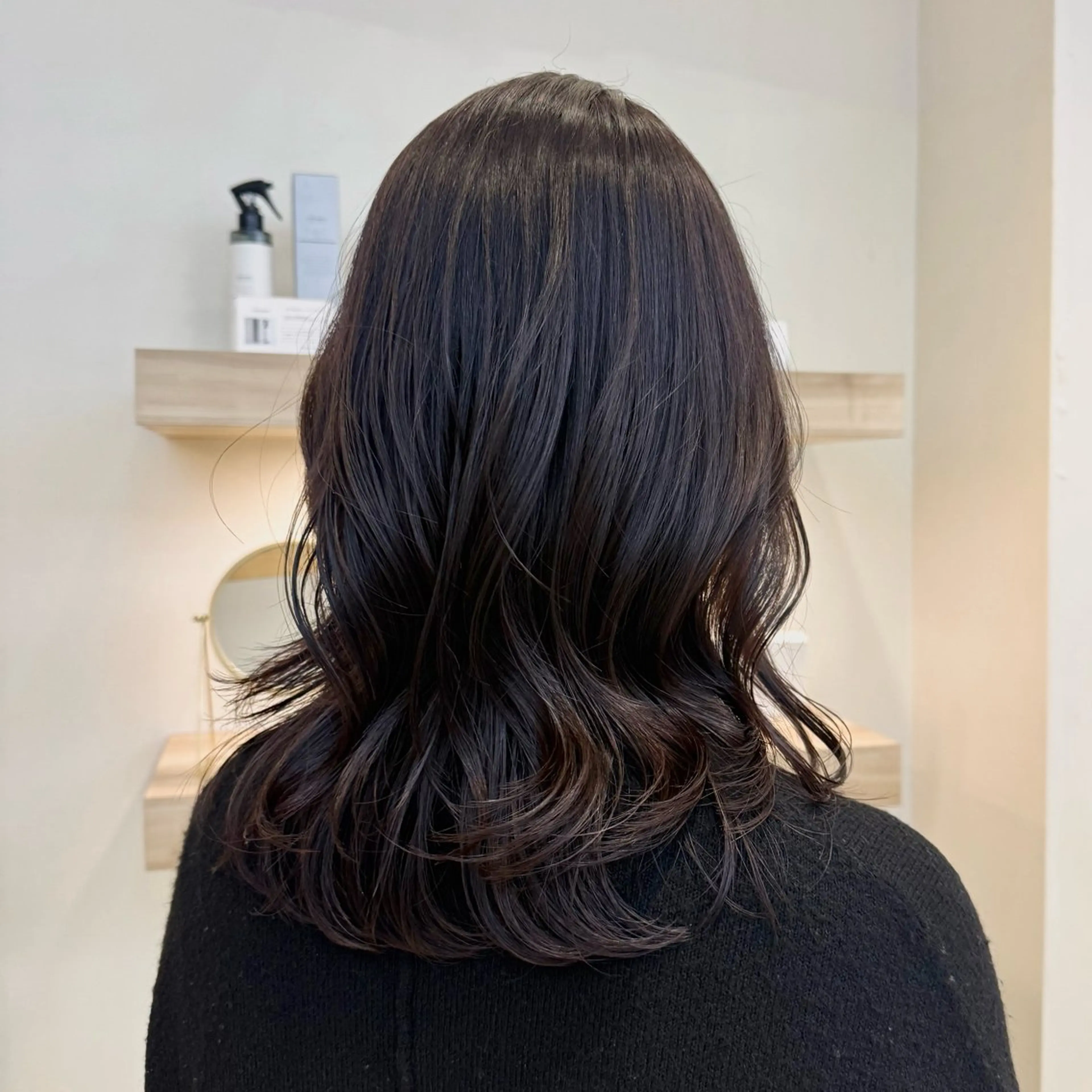 ミディアム カラー 韓国・海外ナチュラル ヘア🫧 いぎあやかのヘアスタイル