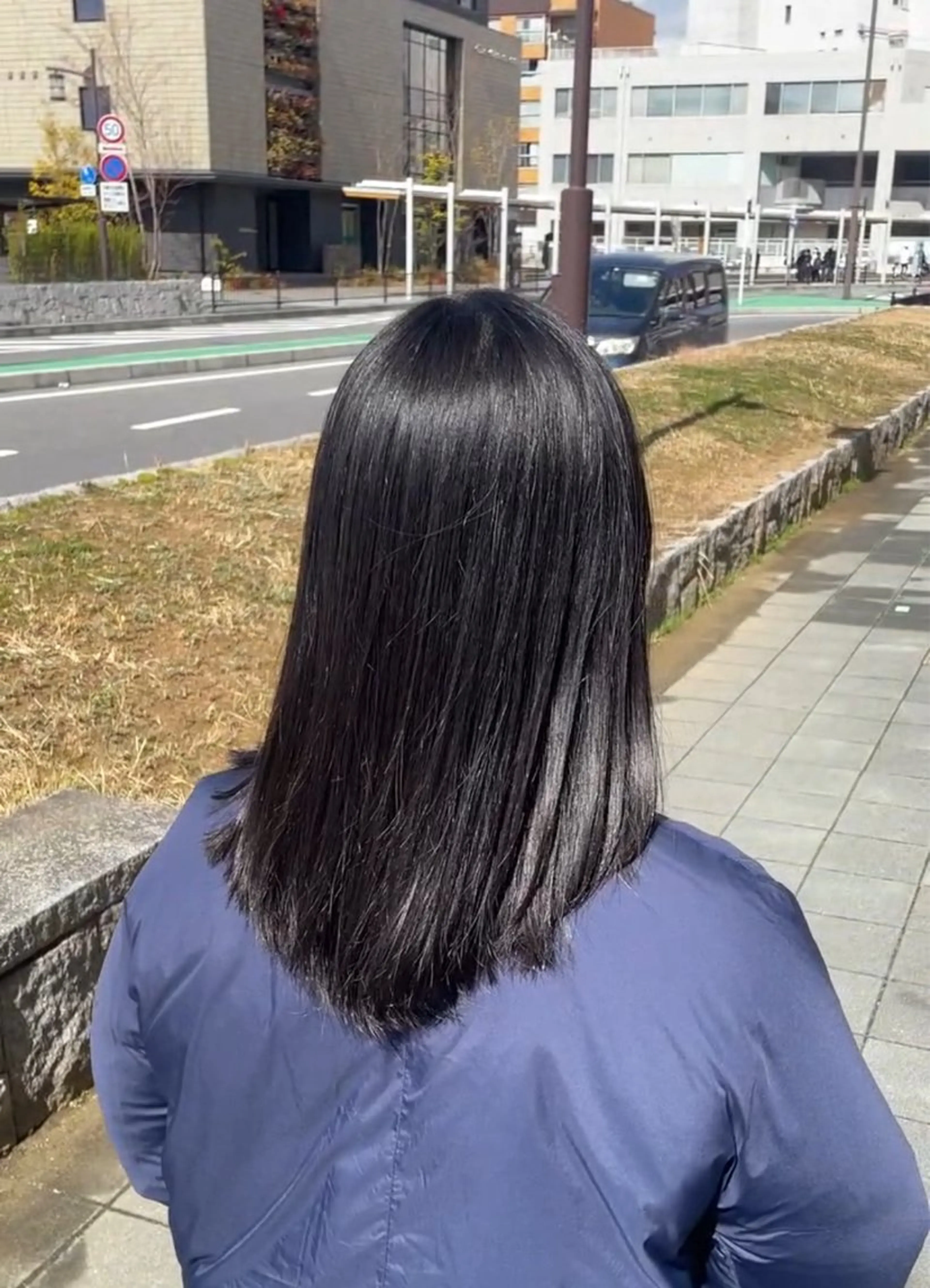 ミディアム 辻 雅也のヘアスタイル