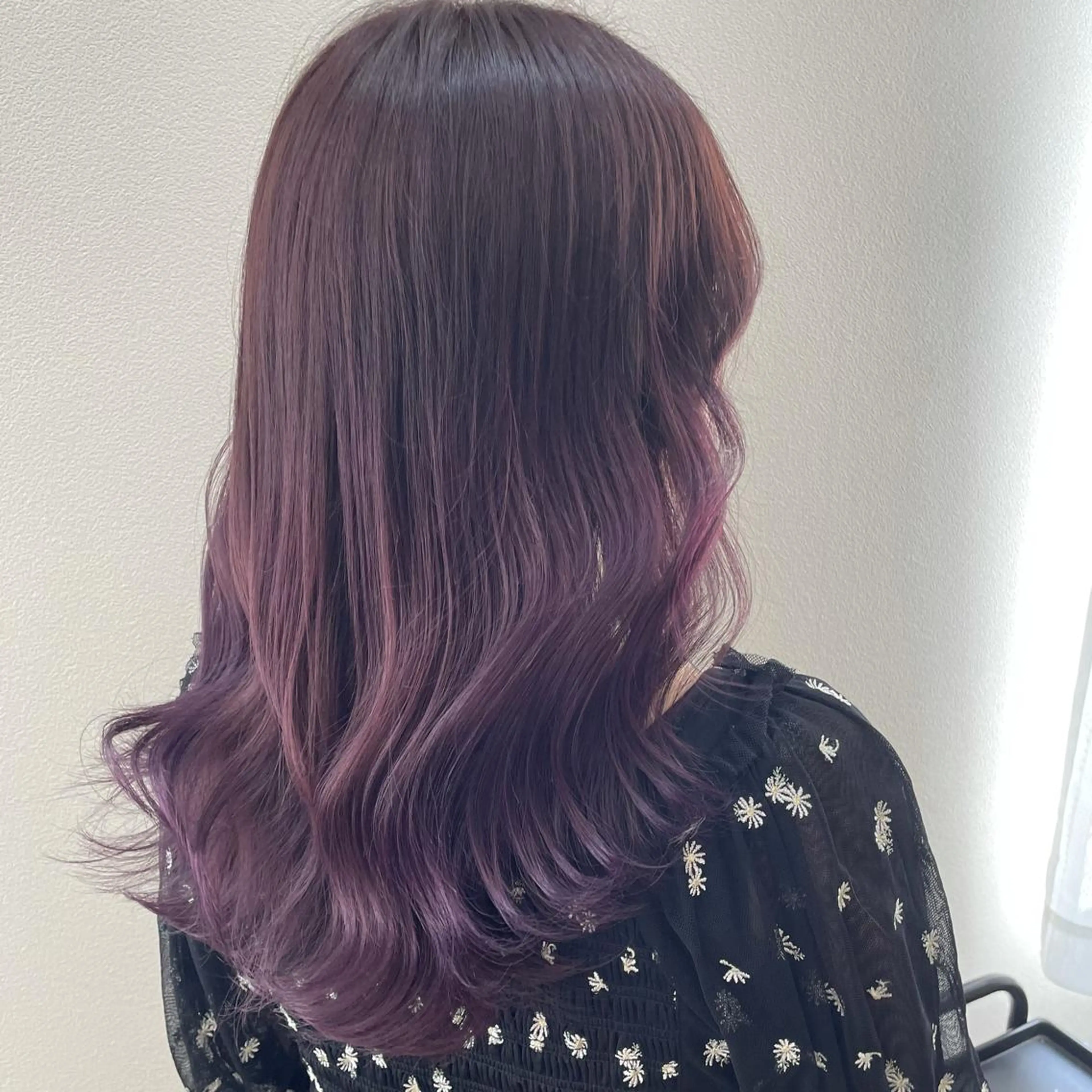 ミディアム カラー 縮毛矯正×髪質改善 小笠原大樹のヘアスタイル