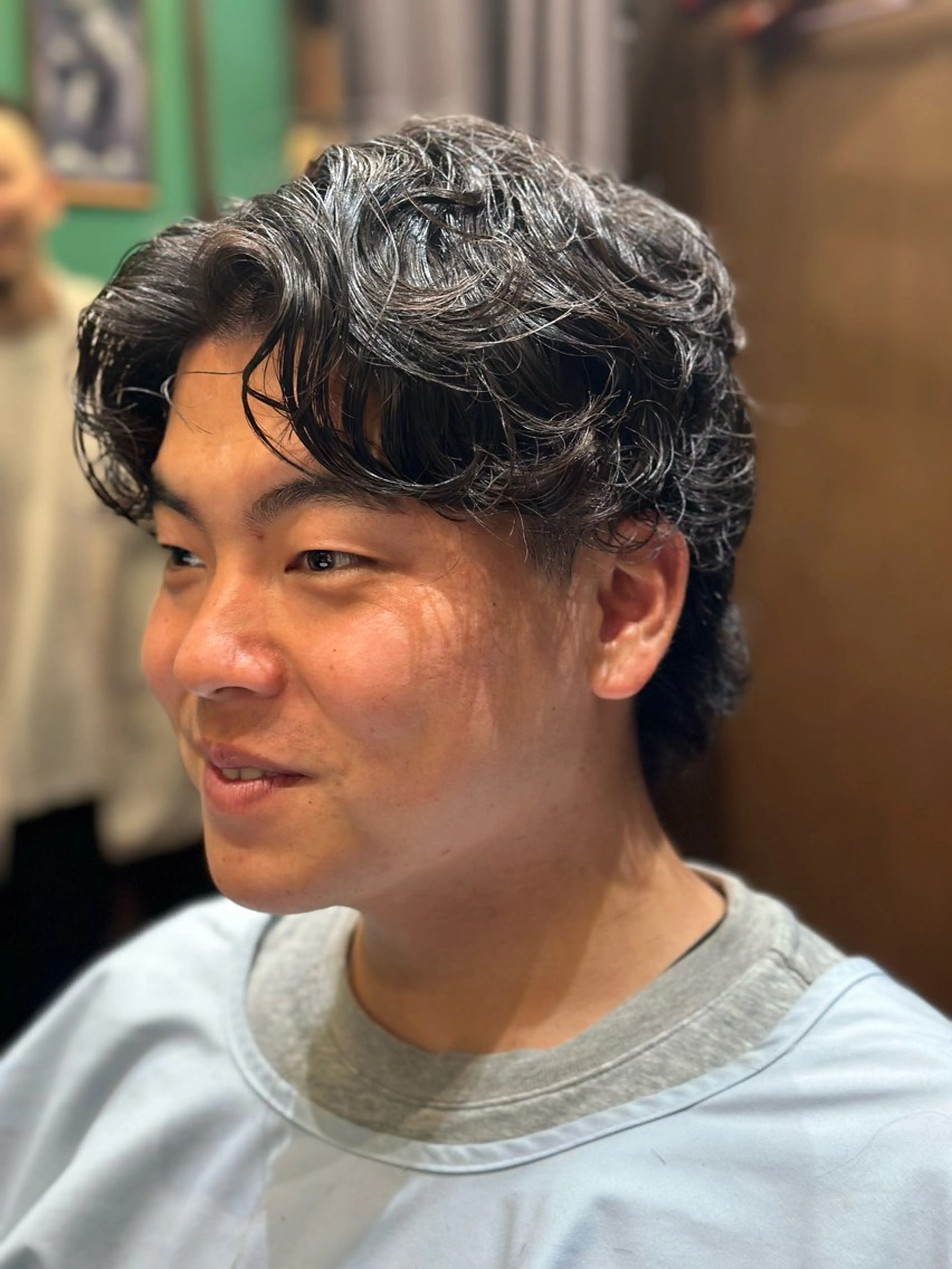 ミディアム 杉本 和大のヘアスタイル