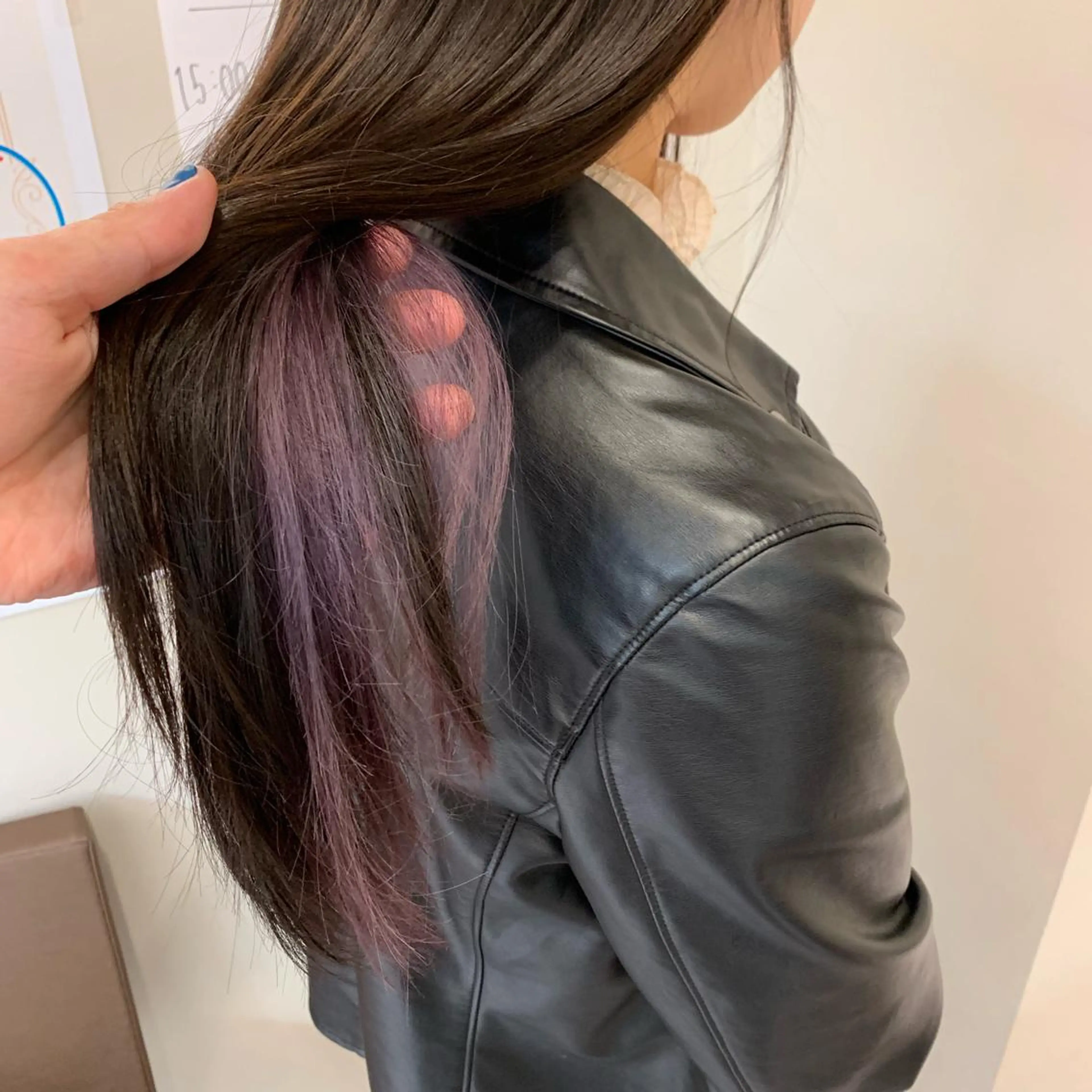 ロング カラー インナーカラー ラベンダーカラー ラベンダーピンク ピンクカラー 👑満足度1000% 重村　春奈👑のヘアスタイル