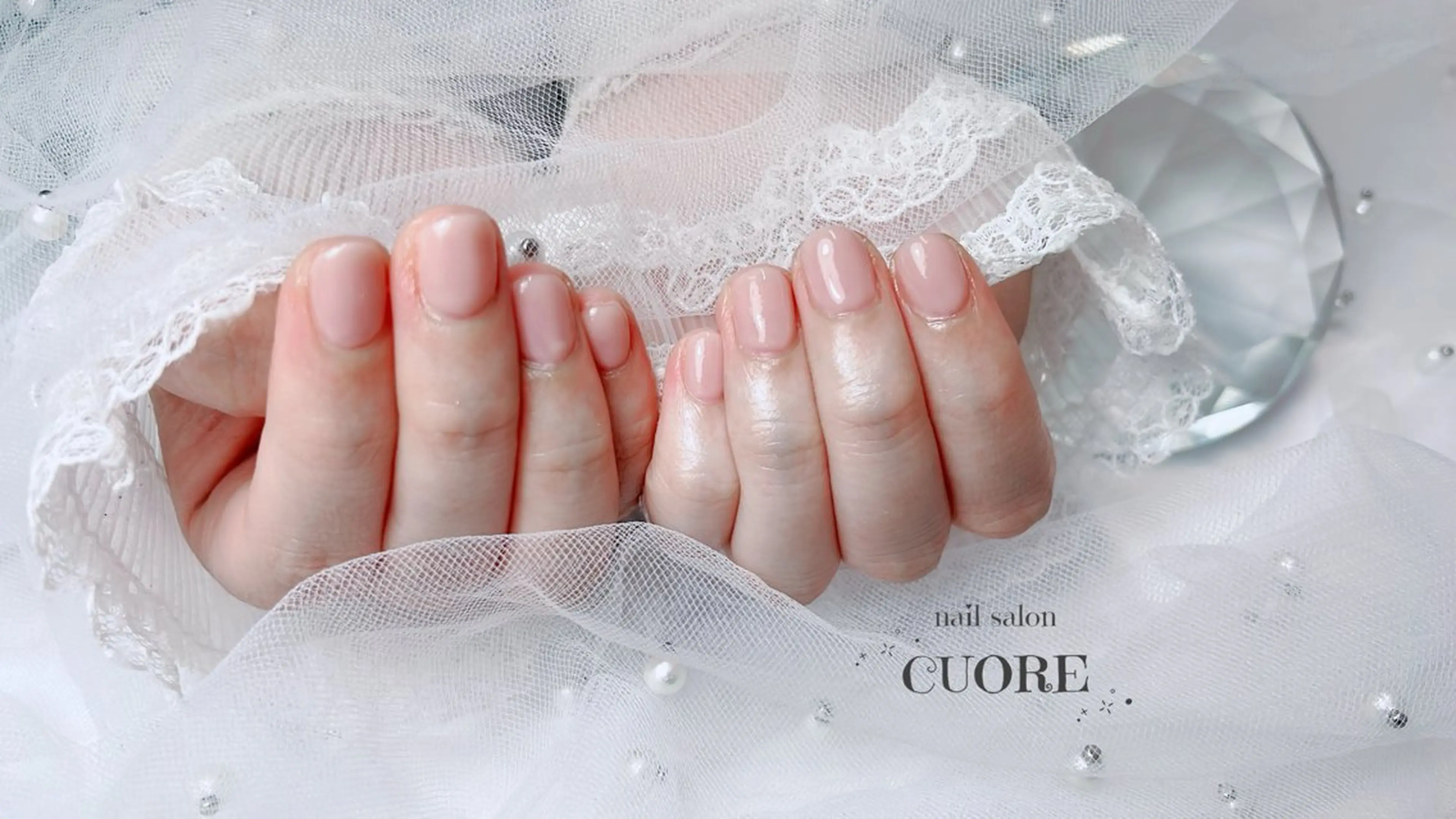 ネイル オフィスネイル ワンカラーネイル シンプルネイル ハンドネイル nail salon CUOREのネイルデザイン