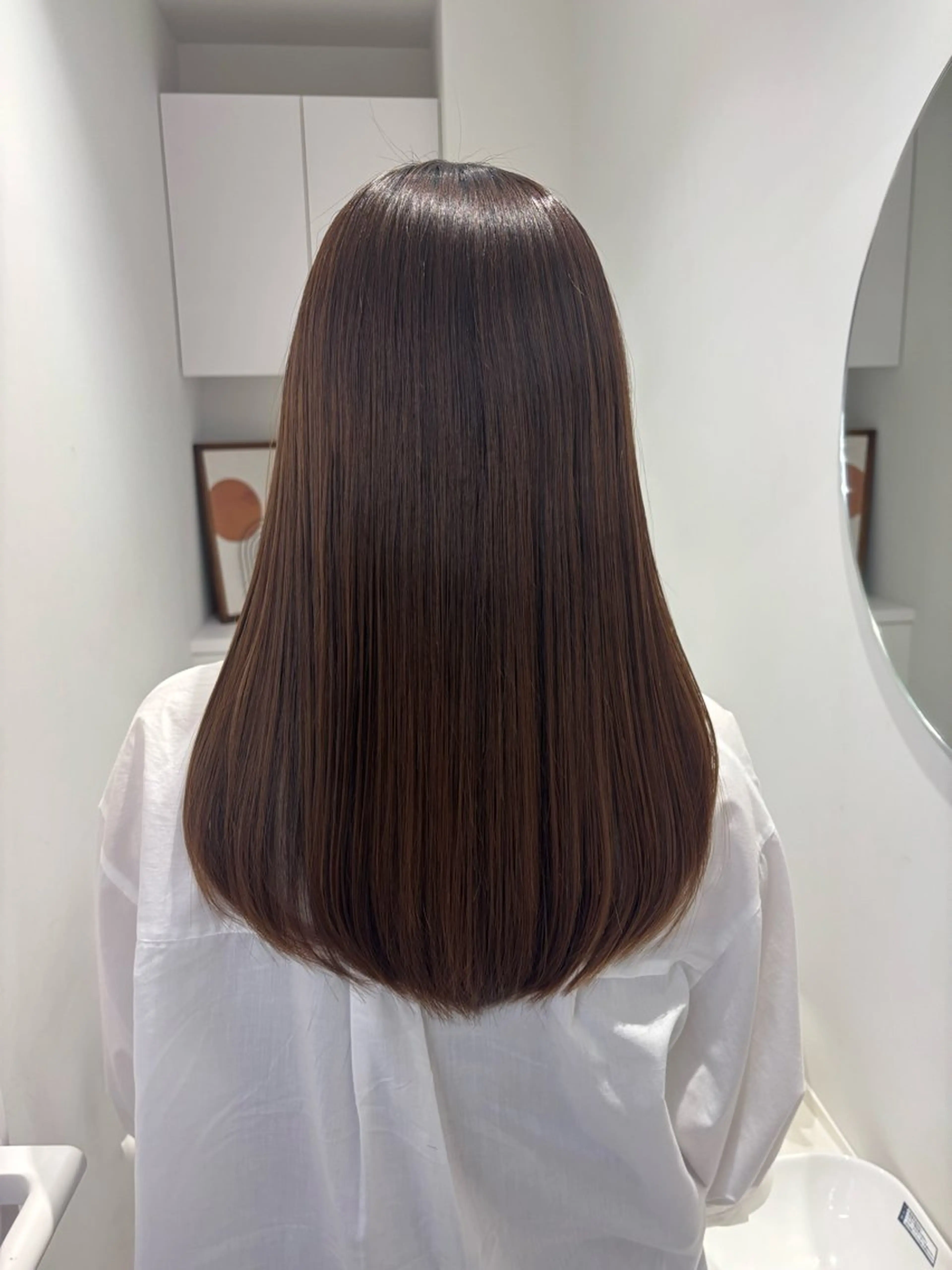 ロング リン🔔ボブ cut 柔らかベージュ🤎のヘアスタイル