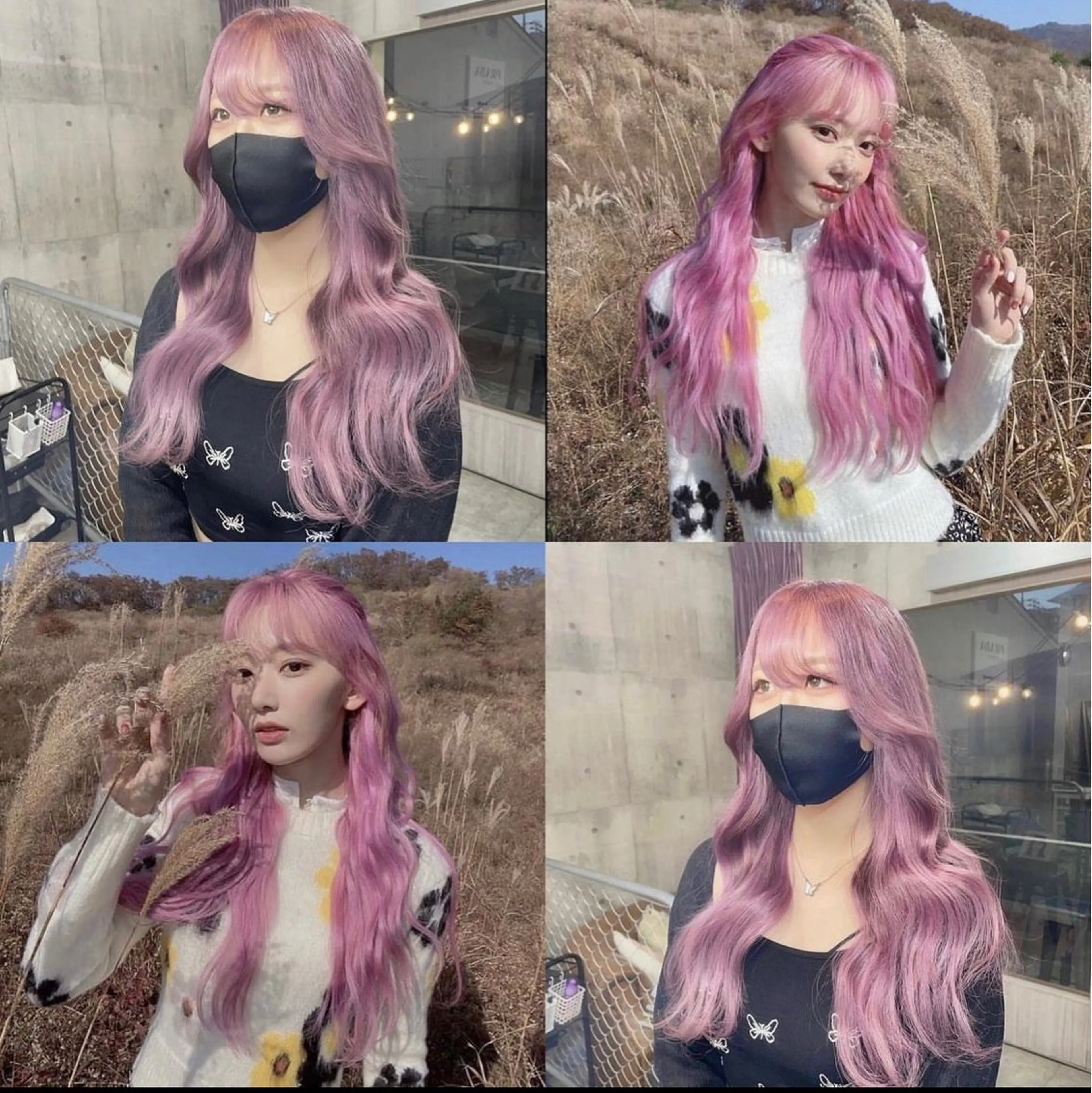 ロング カラー エクステ 韓国風ヘア MIRAC所属・Ryoichi⛓️ 韓国ヘア/ハイトーンのヘアスタイル