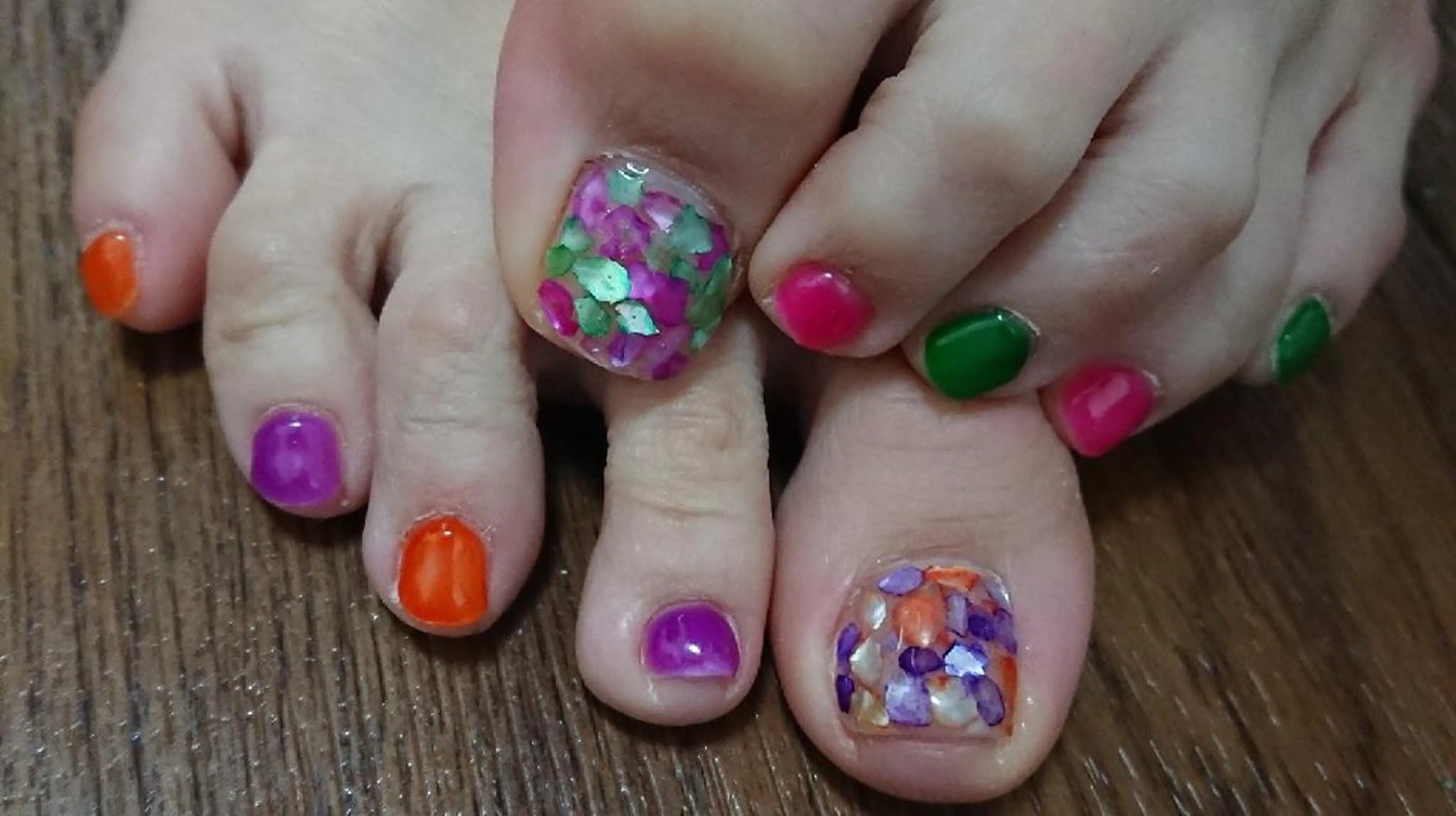 ネイル ワンカラーネイル フットネイル Lilith Nailのネイルデザイン