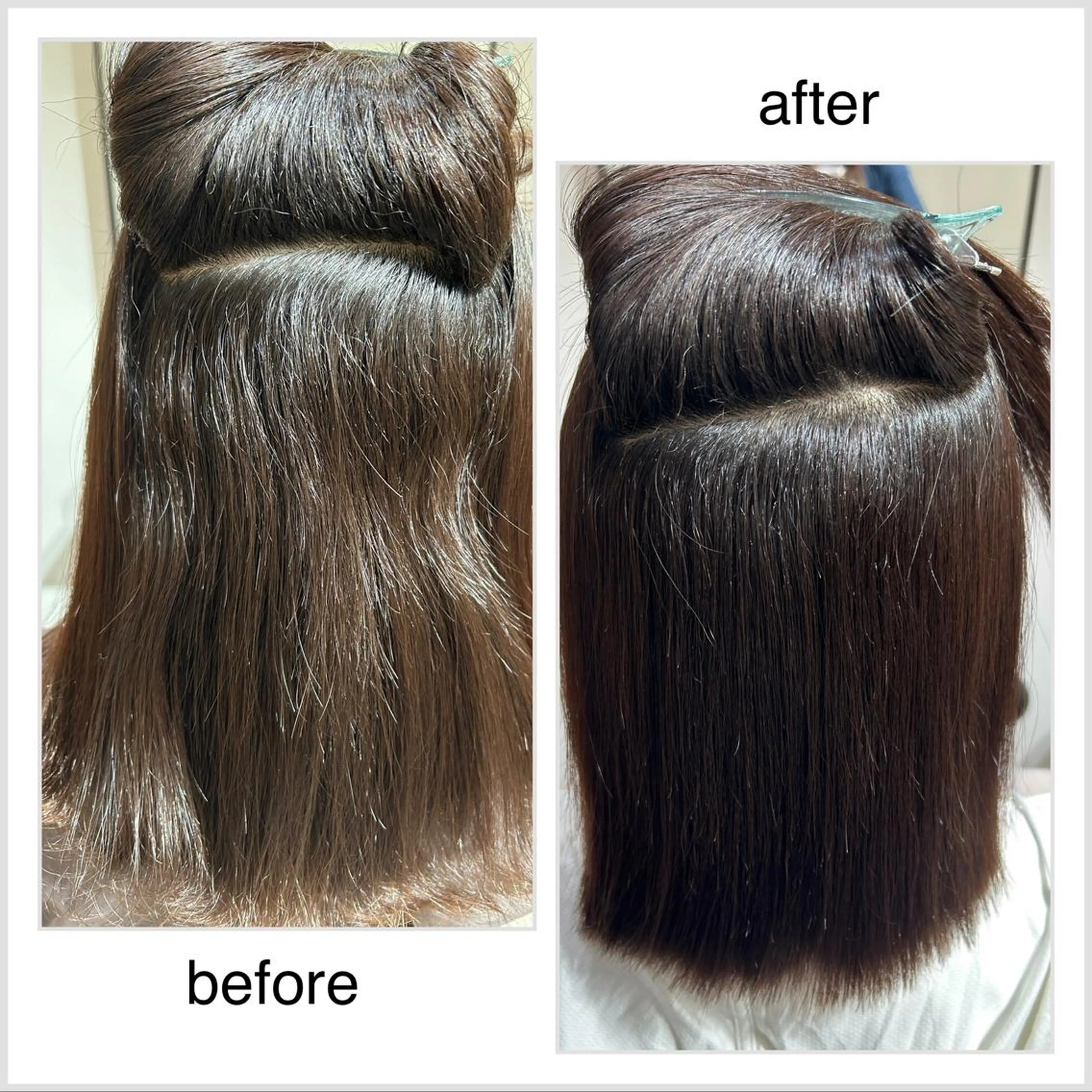 ミディアム カット 縮毛矯正 【美髪✖️髪質改善】 【ネオメテオ】寿藤のヘアスタイル