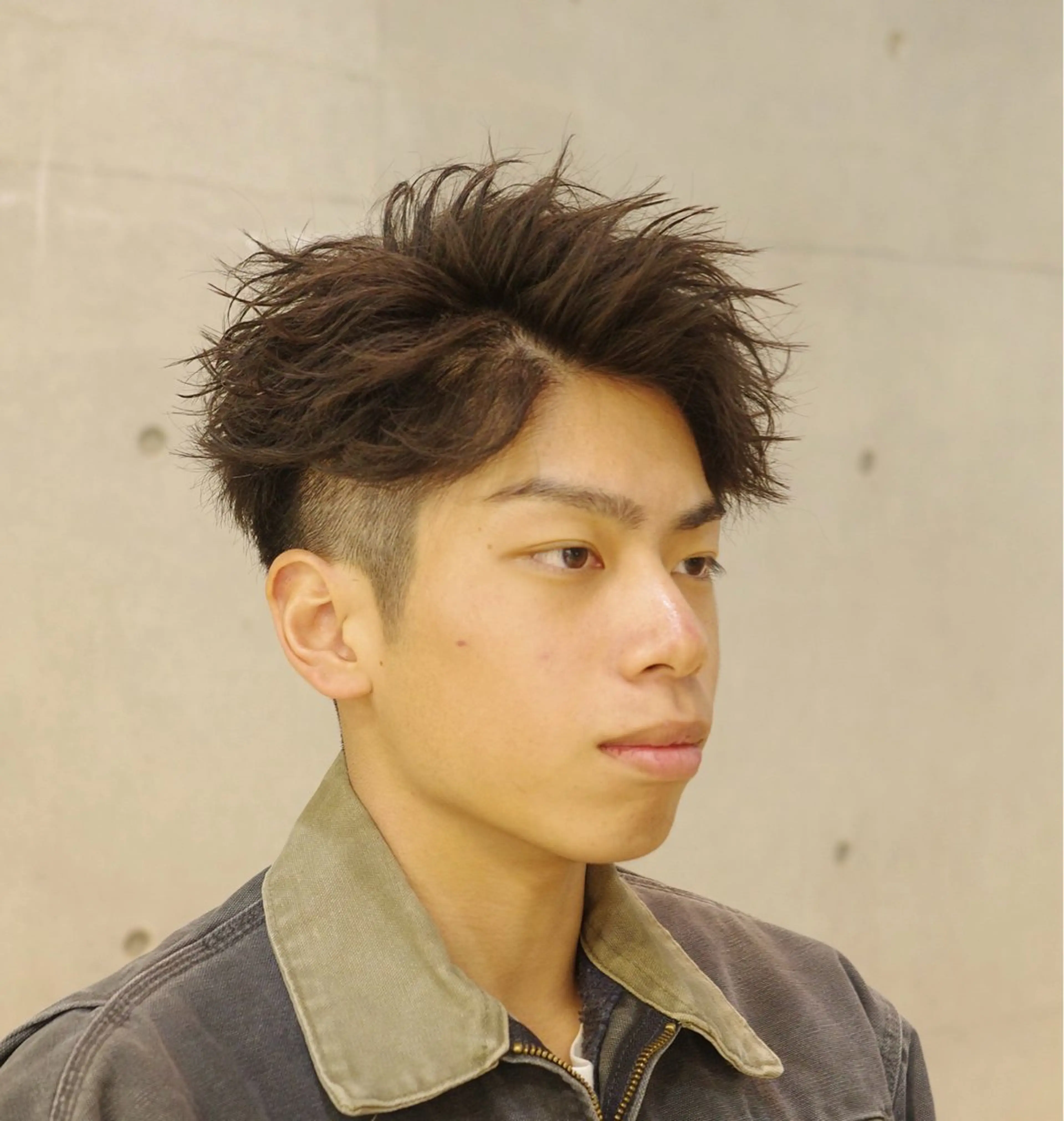 ショート パーマ メンズ メンズパーマ ツイストスパイラルパーマ スパイラルパーマ 無料カットモデル募集 ✨鵜澤　佑気のヘアスタイル