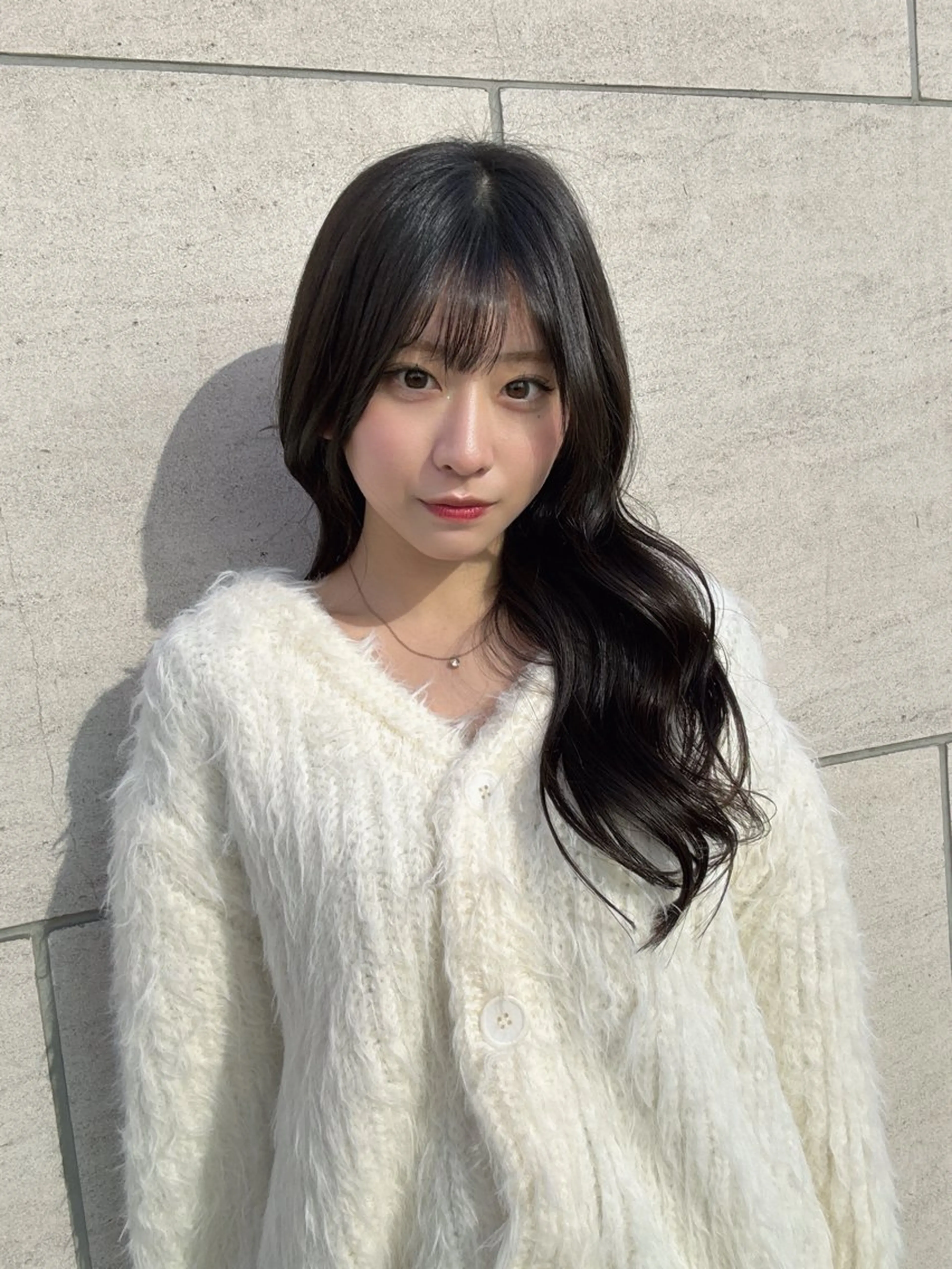 ロング 中顔面短縮 顔まわり新田大翔のヘアスタイル