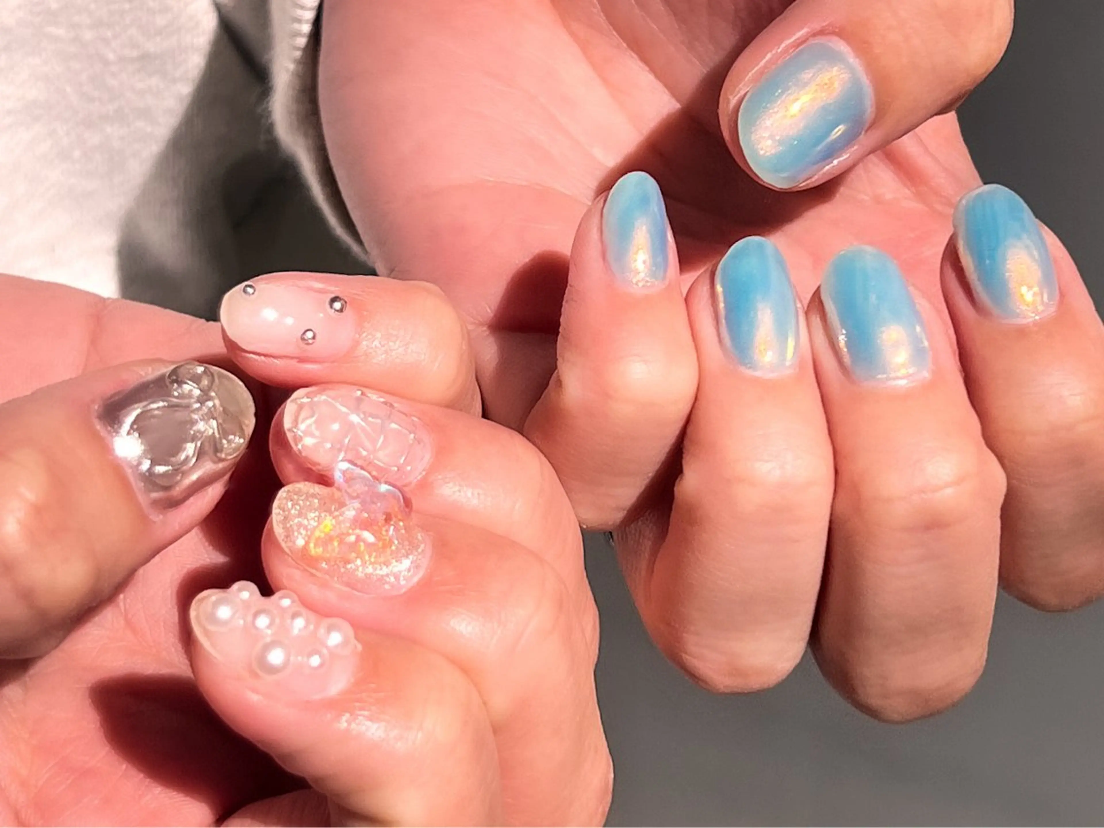 ネイル LEFTNAILS フィルインニュアンスのネイルデザイン