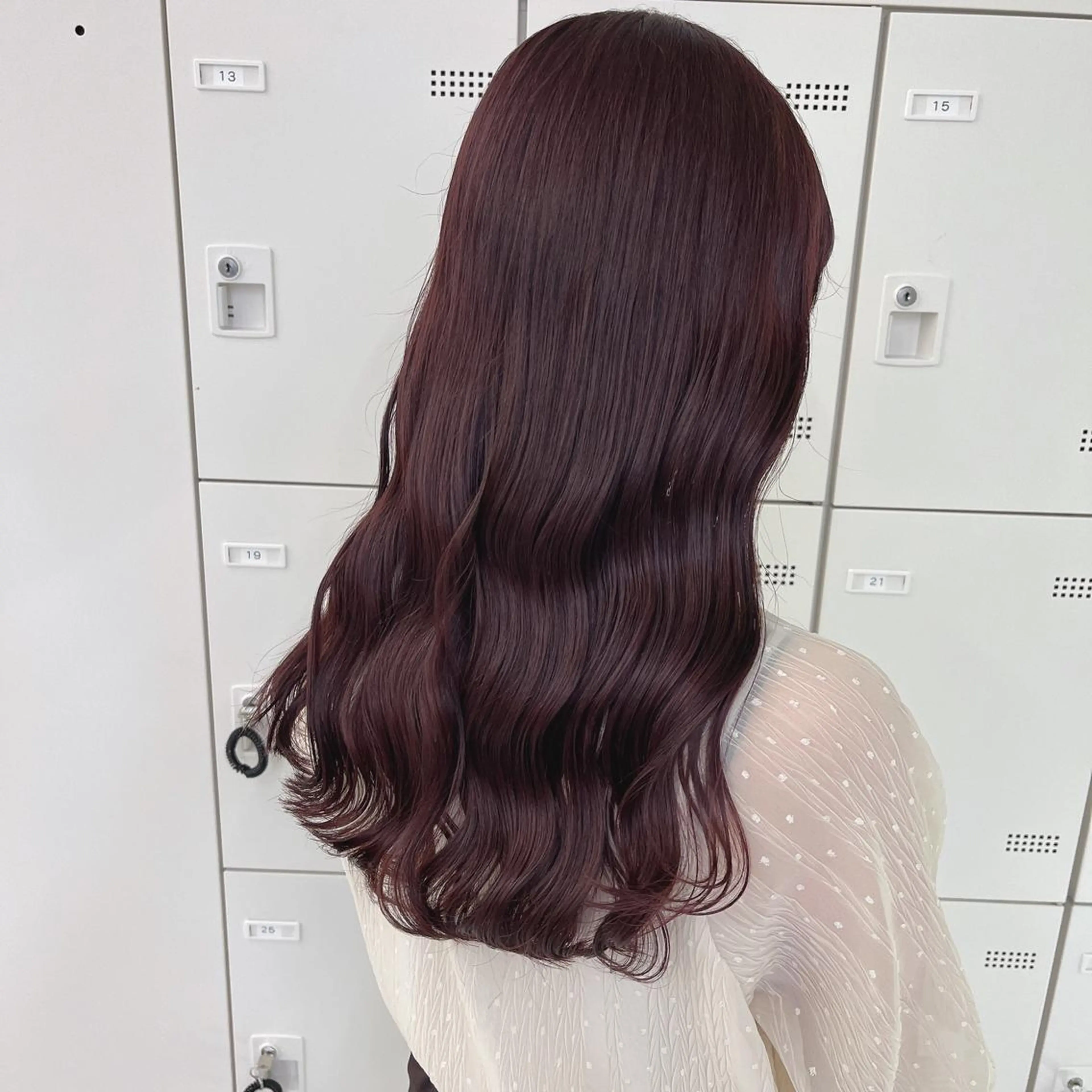 ロング カラー ヘアアレンジ ブリーチ ブリーチなしカラー ピンクカラー ヘアカラー トリートメント 💗韓国暖色ヘア NO.1💗🪽のヘアスタイル