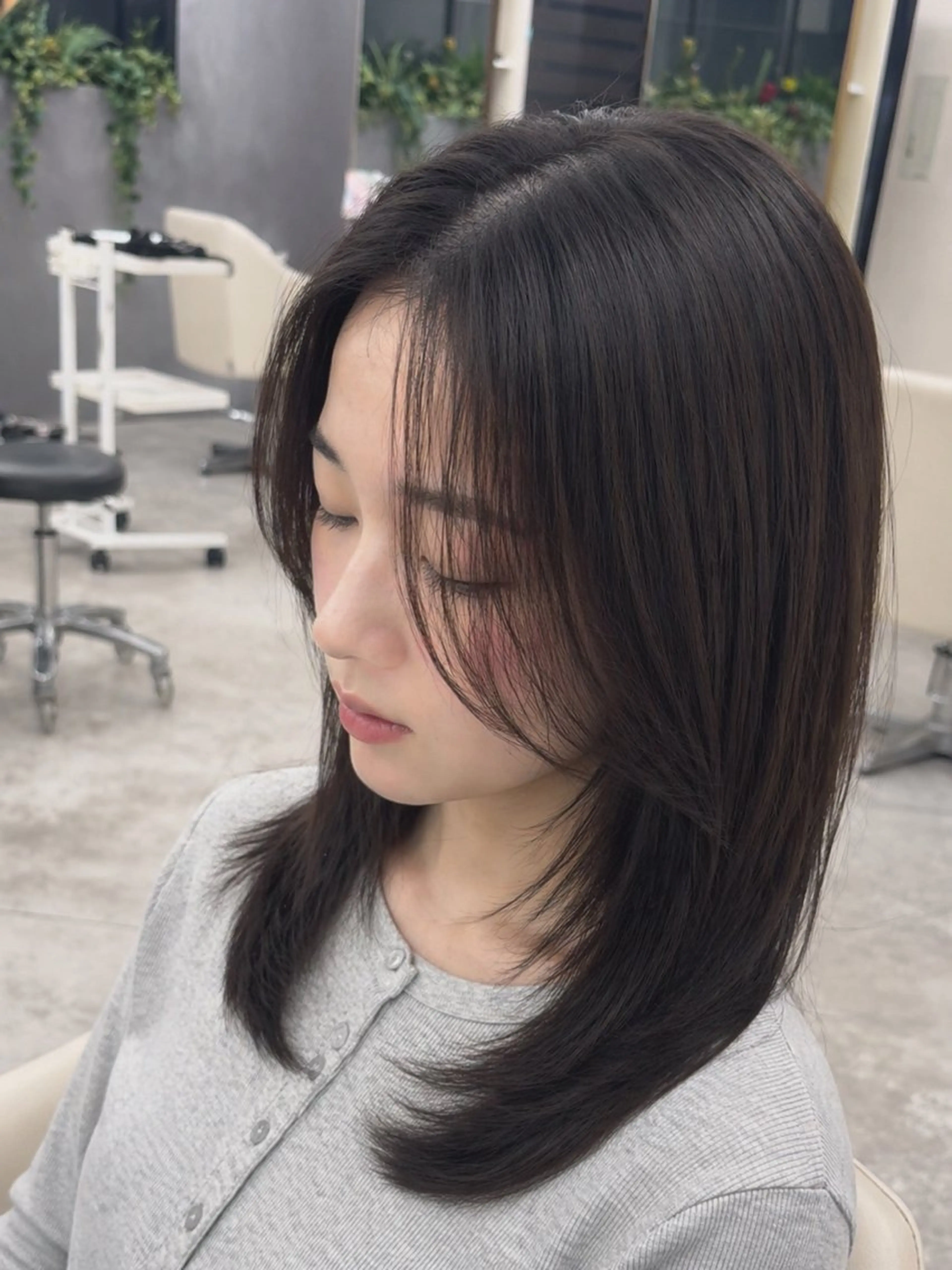 セミロング ORO池田店　日向 春喜のヘアスタイル