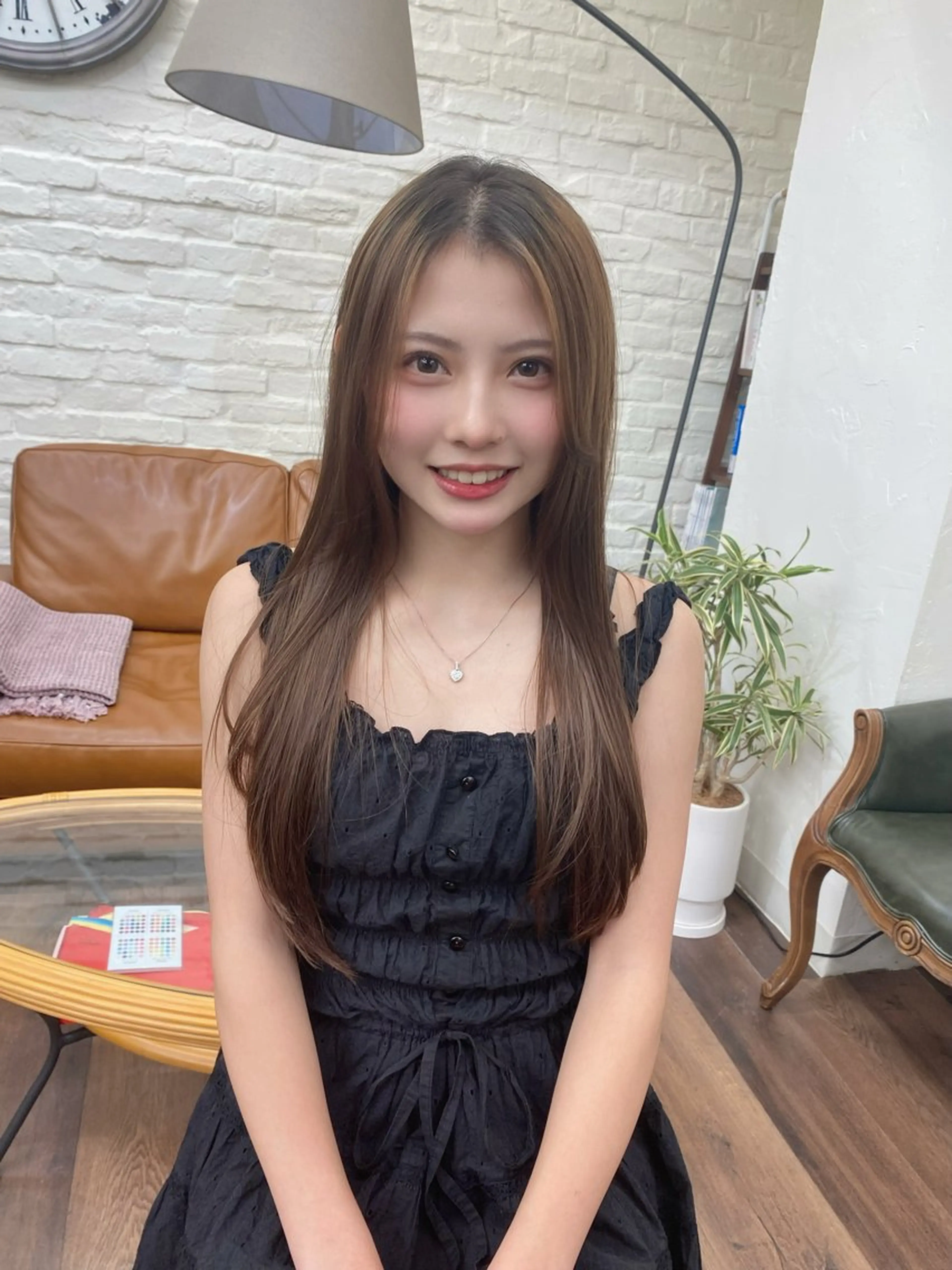 ロング カット 縮毛矯正 ウルフ/レイヤー /髪質改善 ナユタのヘアスタイル