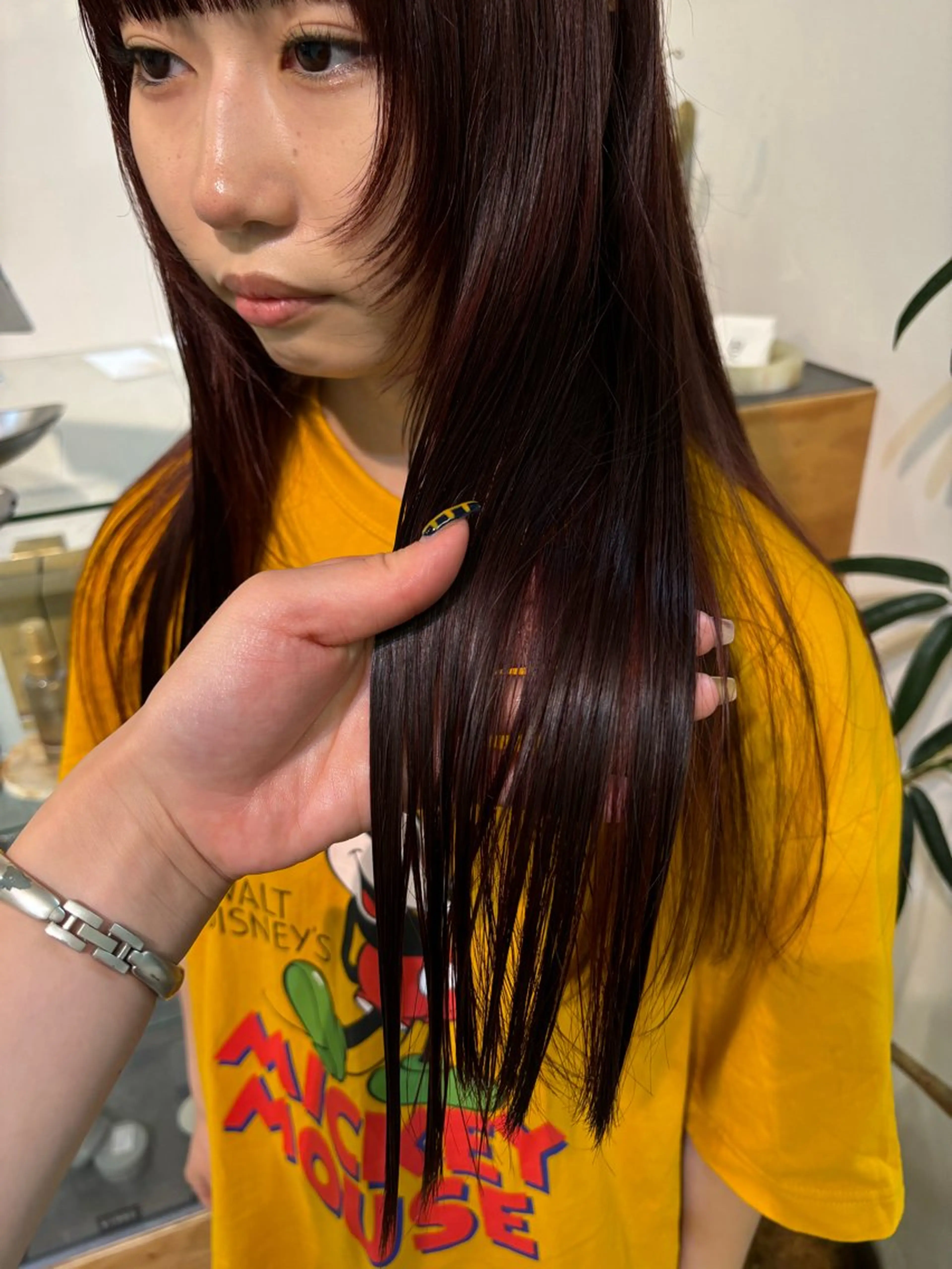 ロング カラー カット ヘアカラー トリートメント sakura🌸 レイヤー/韓国ヘアのヘアスタイル