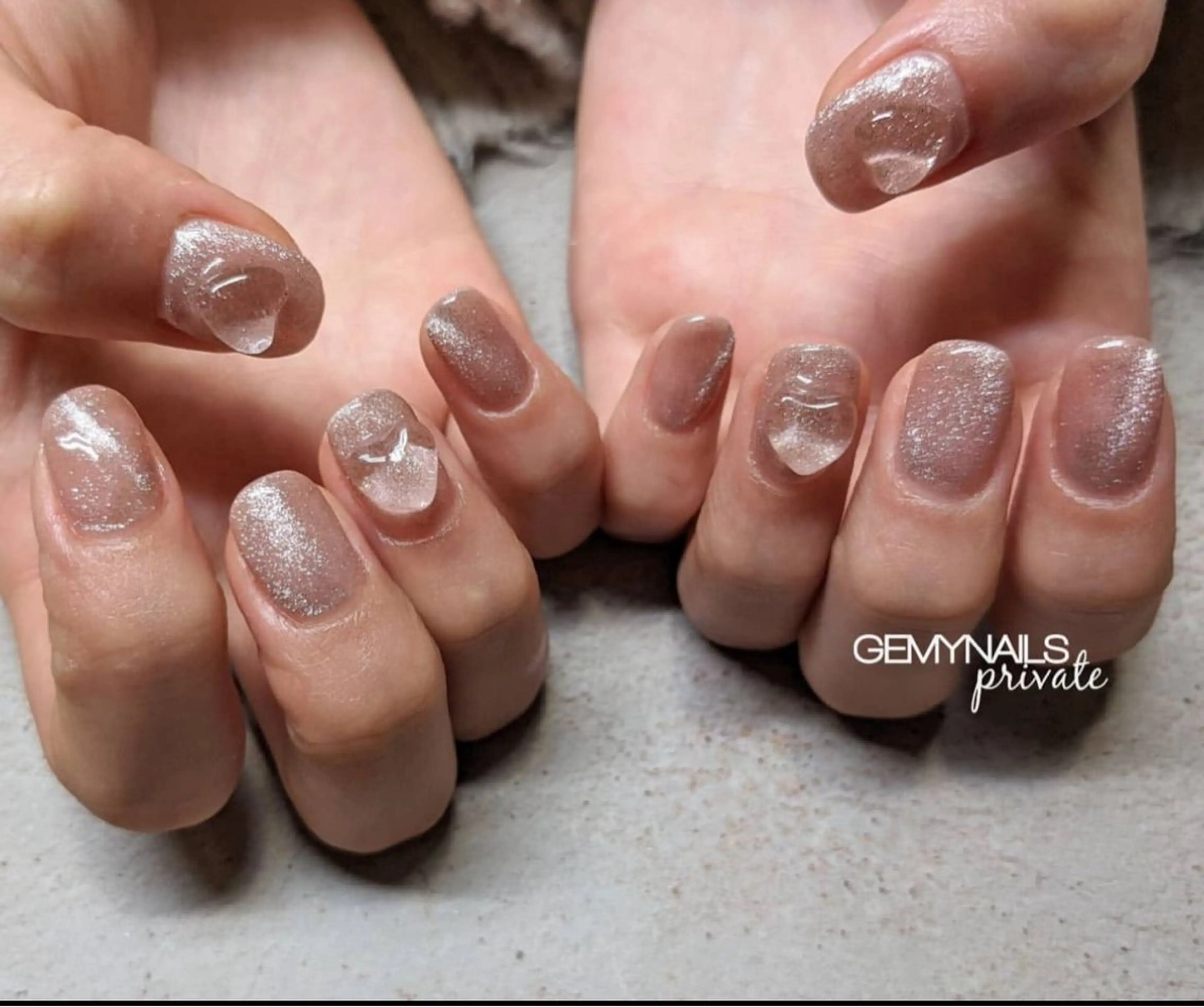 ネイル マグネットネイル private. nailsalonのネイルデザイン