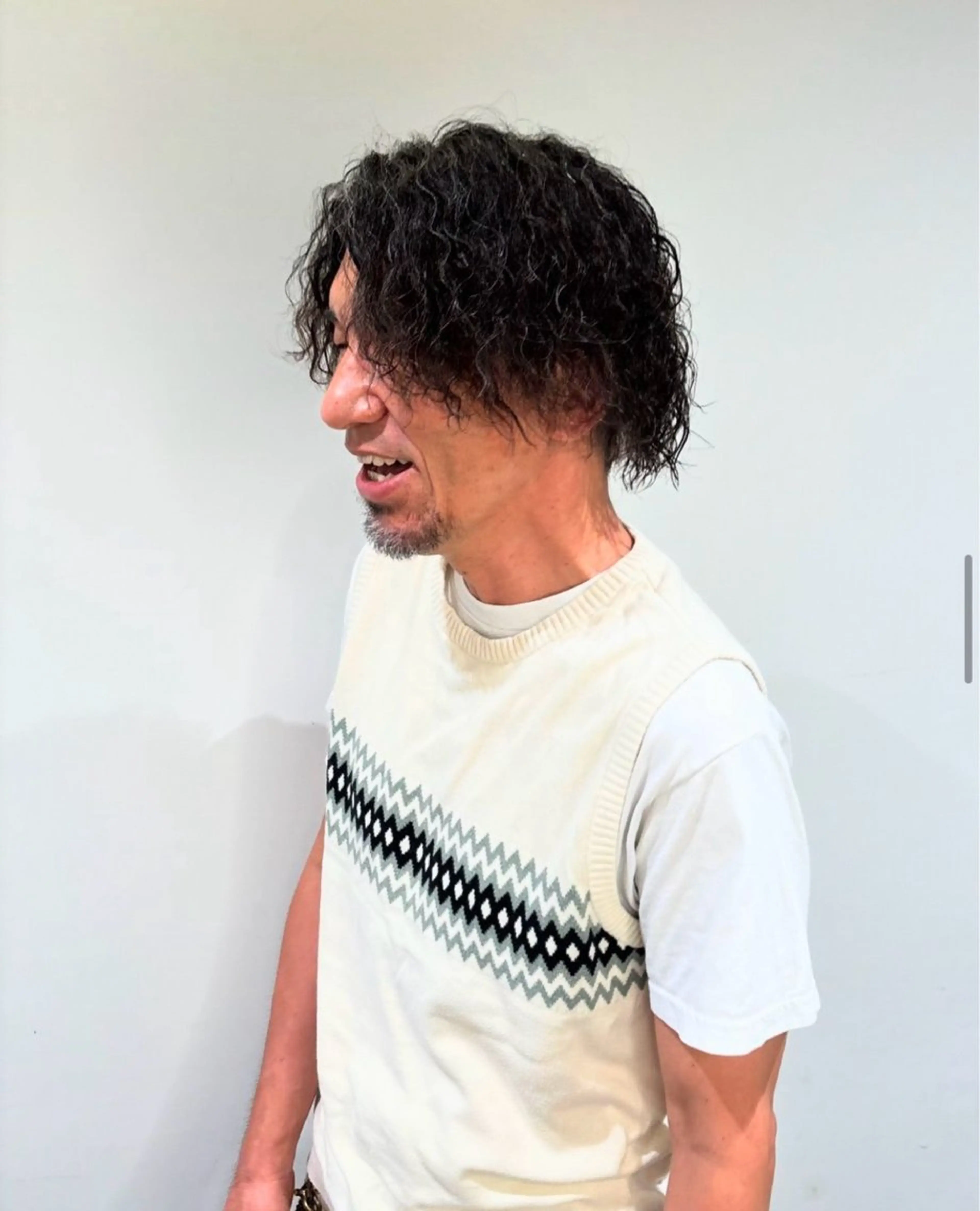 メンズ メンズパーマ gattaca nikeのヘアスタイル