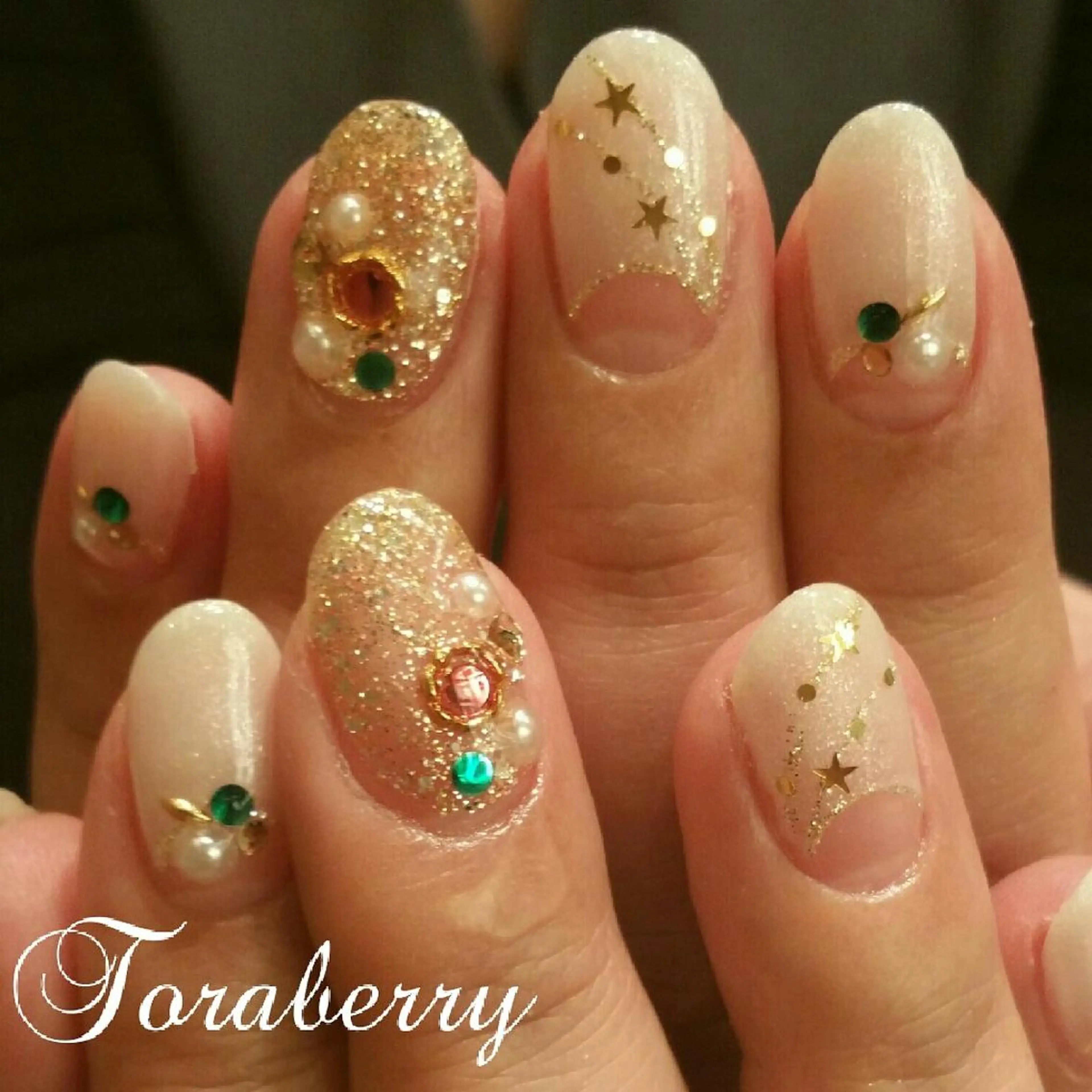 ネイル 冬ネイル クリスマス ネイリスト なつみのネイルデザイン