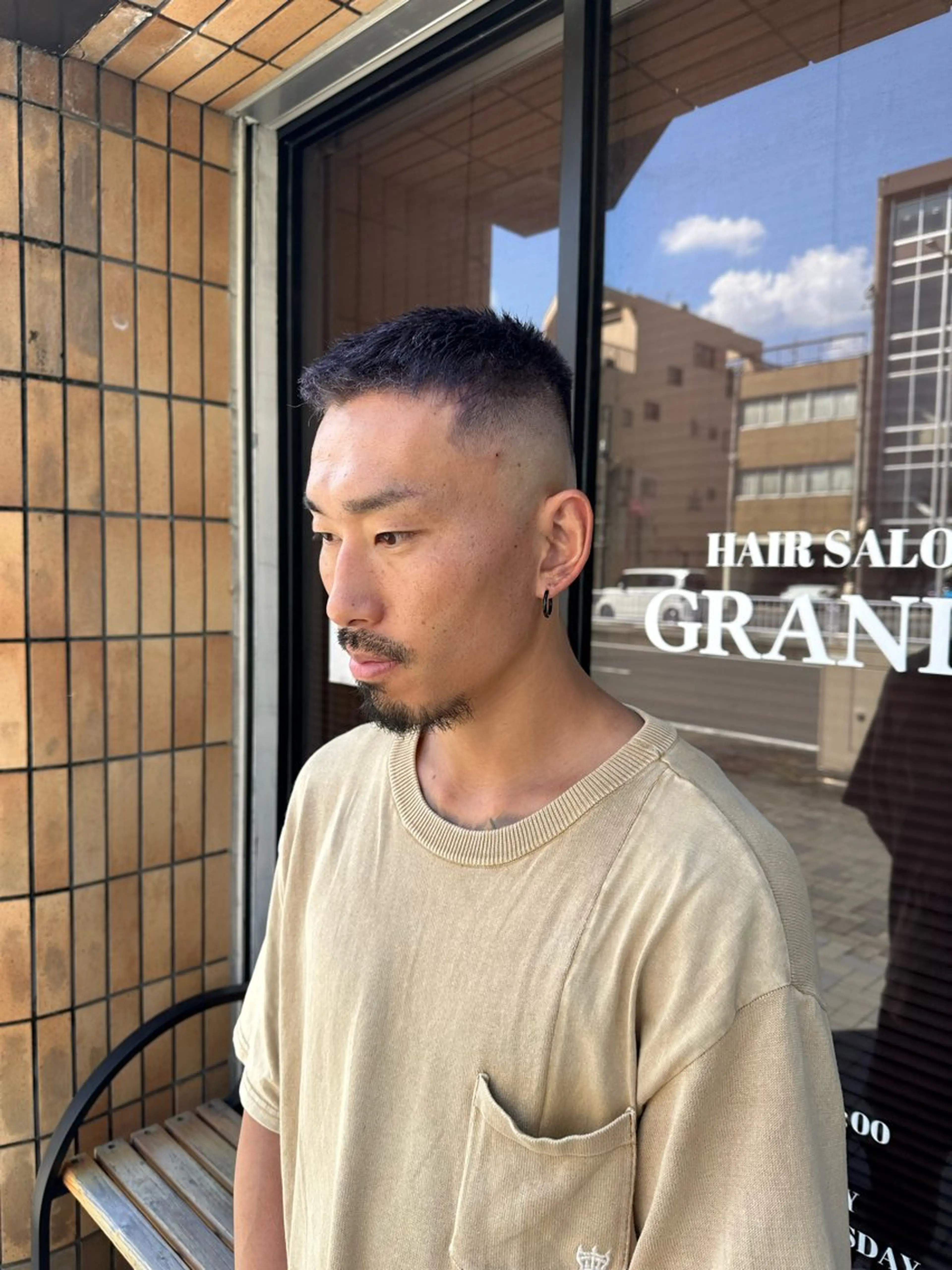 ショート メンズ フェードカット スキンフェード カット ハヤシカズキ/カラー ✂/メンズパーマのヘアスタイル