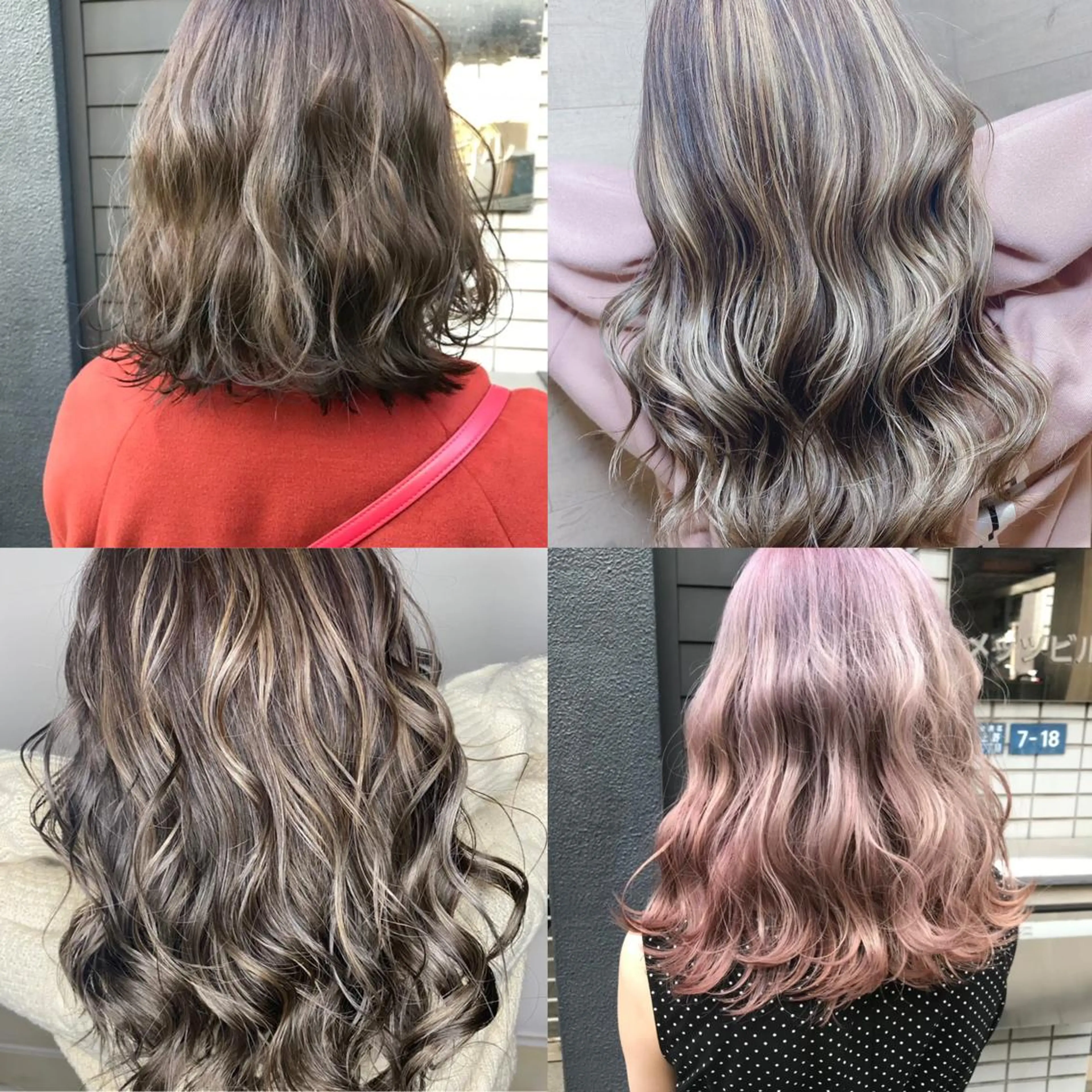 セミロング カラー ヘアアレンジ 平原 ミレイのヘアスタイル