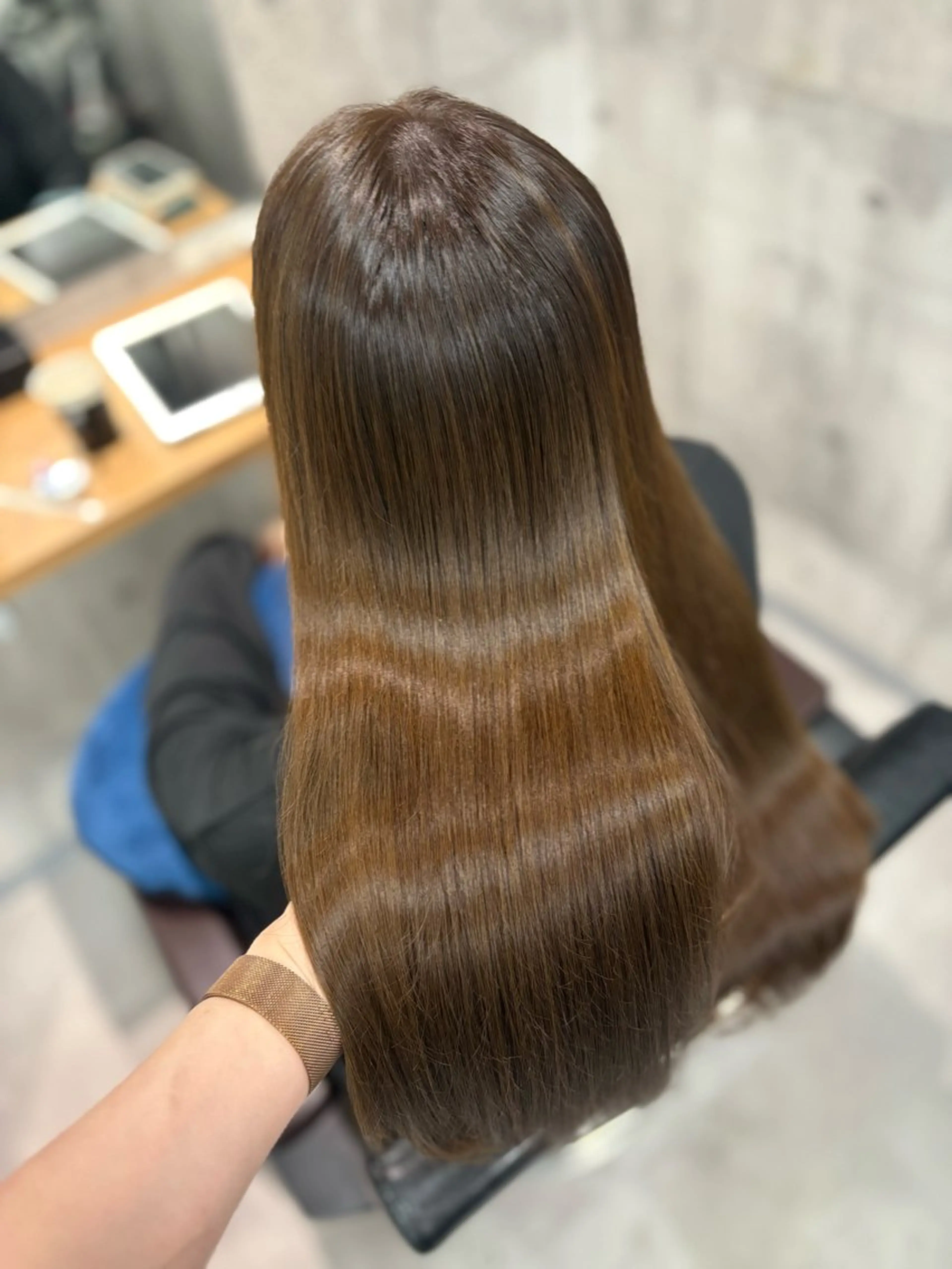 ロング カラー 佐原なつみ ／newi赤羽のヘアスタイル