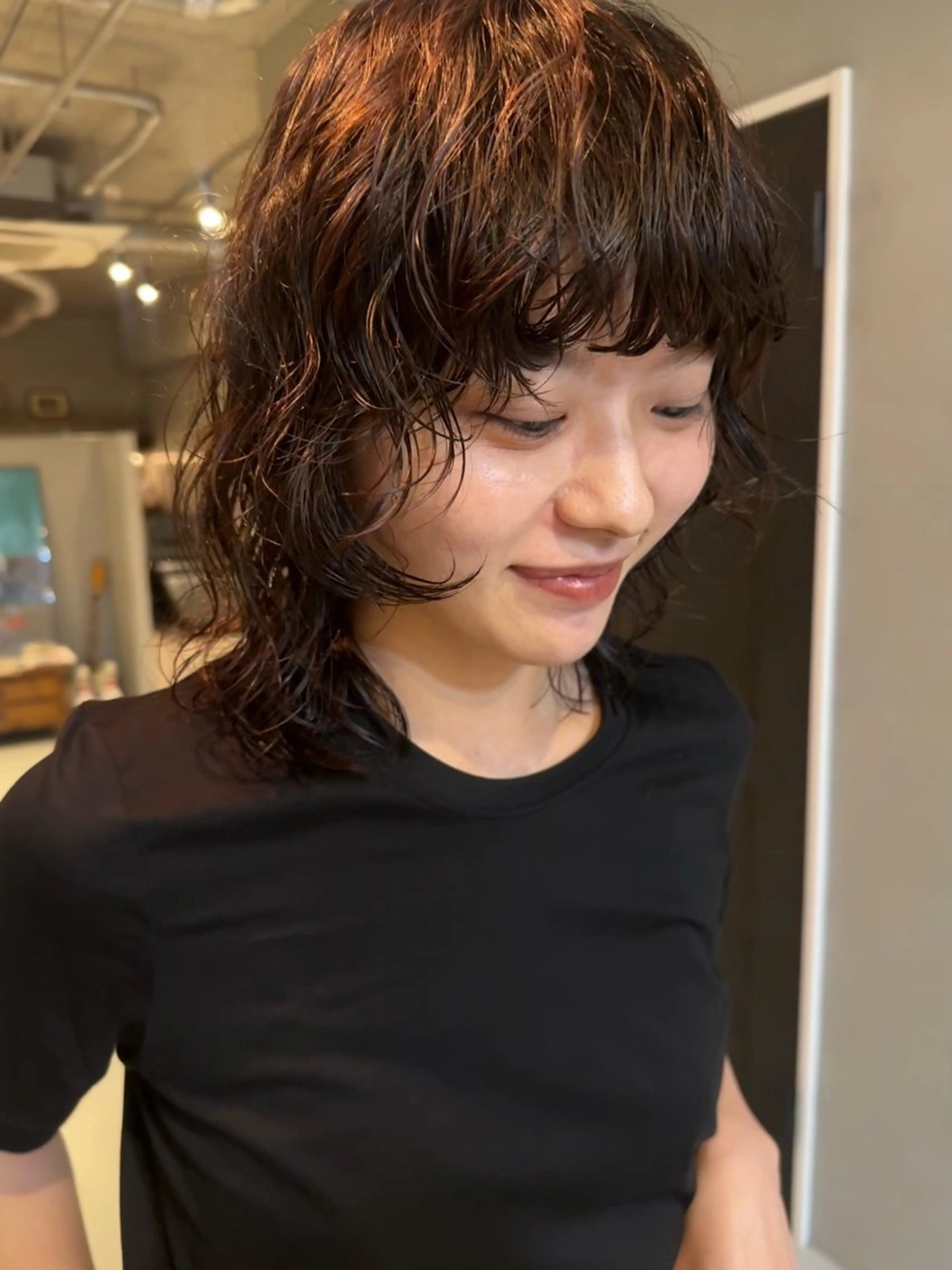 ミディアム カラー パーマ カット ヘアカラー パーマ トリートメント 斎藤祐樹 /レイヤー/パーマのヘアスタイル