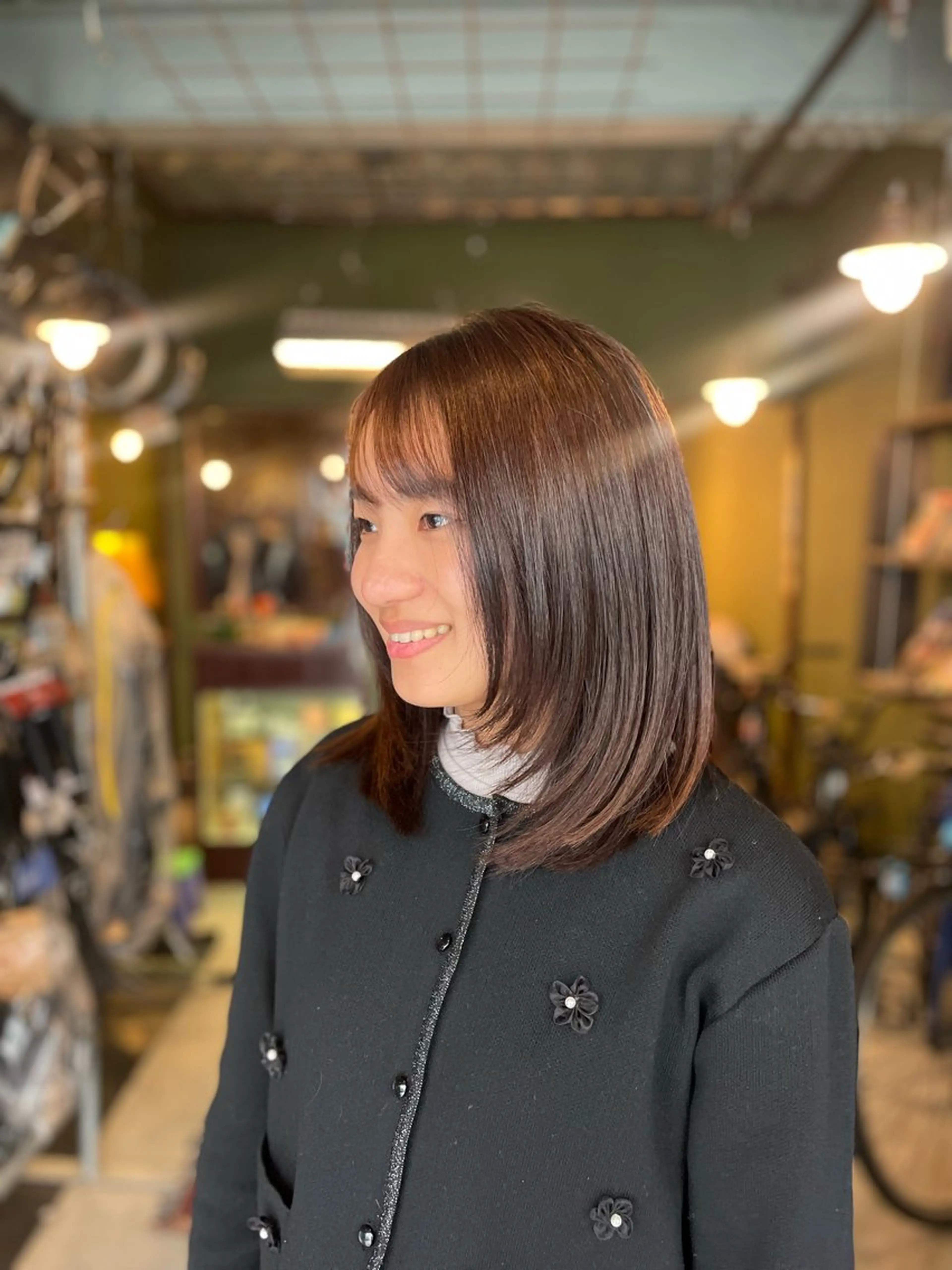 ミディアム カラー ヘアカラー トリートメント PATH-hair. storeのヘアスタイル