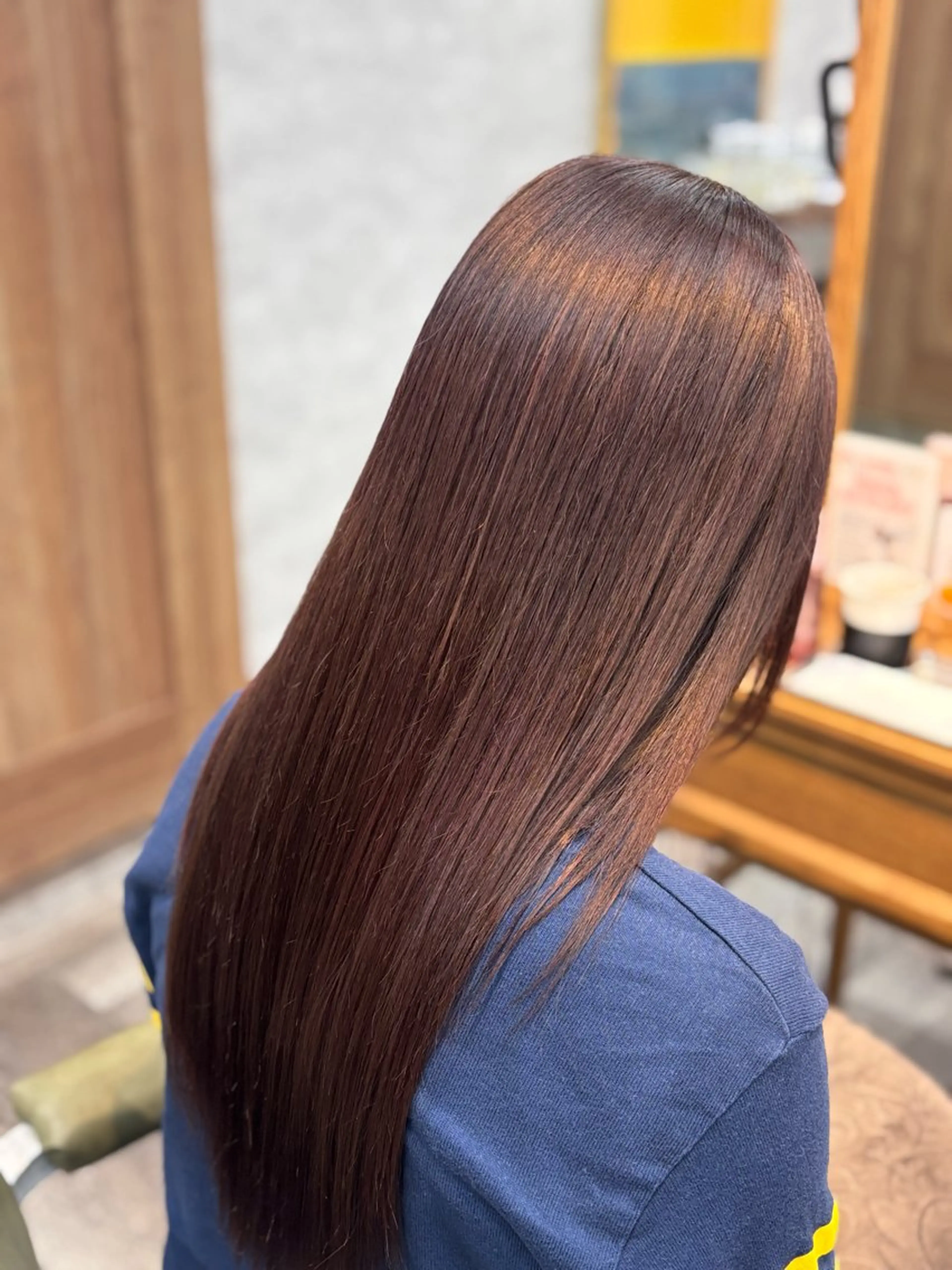 ロング カラー ブリーチ ブラウンカラー 🦋 たから 🦋のヘアスタイル