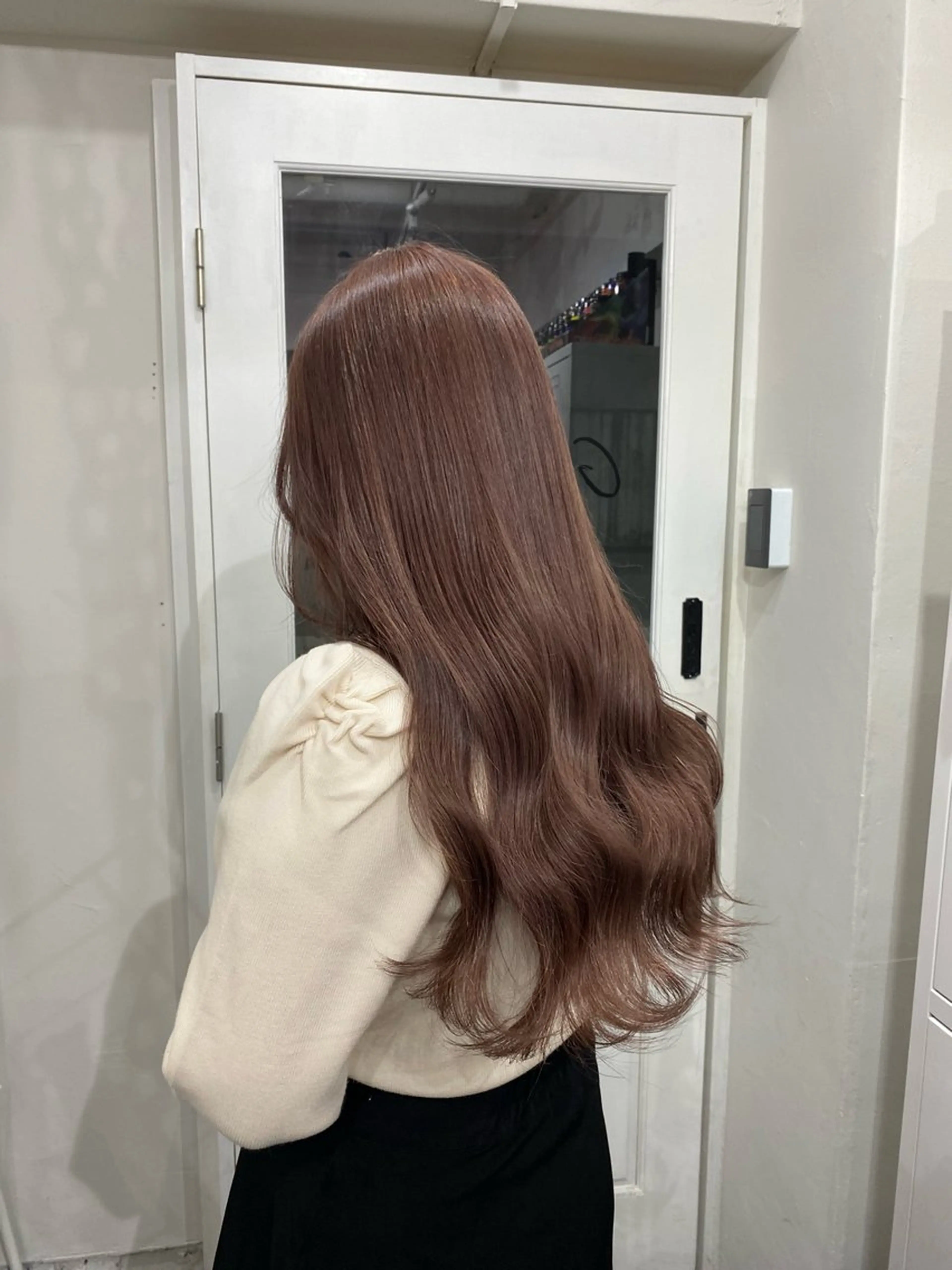 ♡🉐根元リタッチのみ🉐♡【ダブルカラー】根元ブリーチ➕全体カラー➕クイックトリートメントの写真