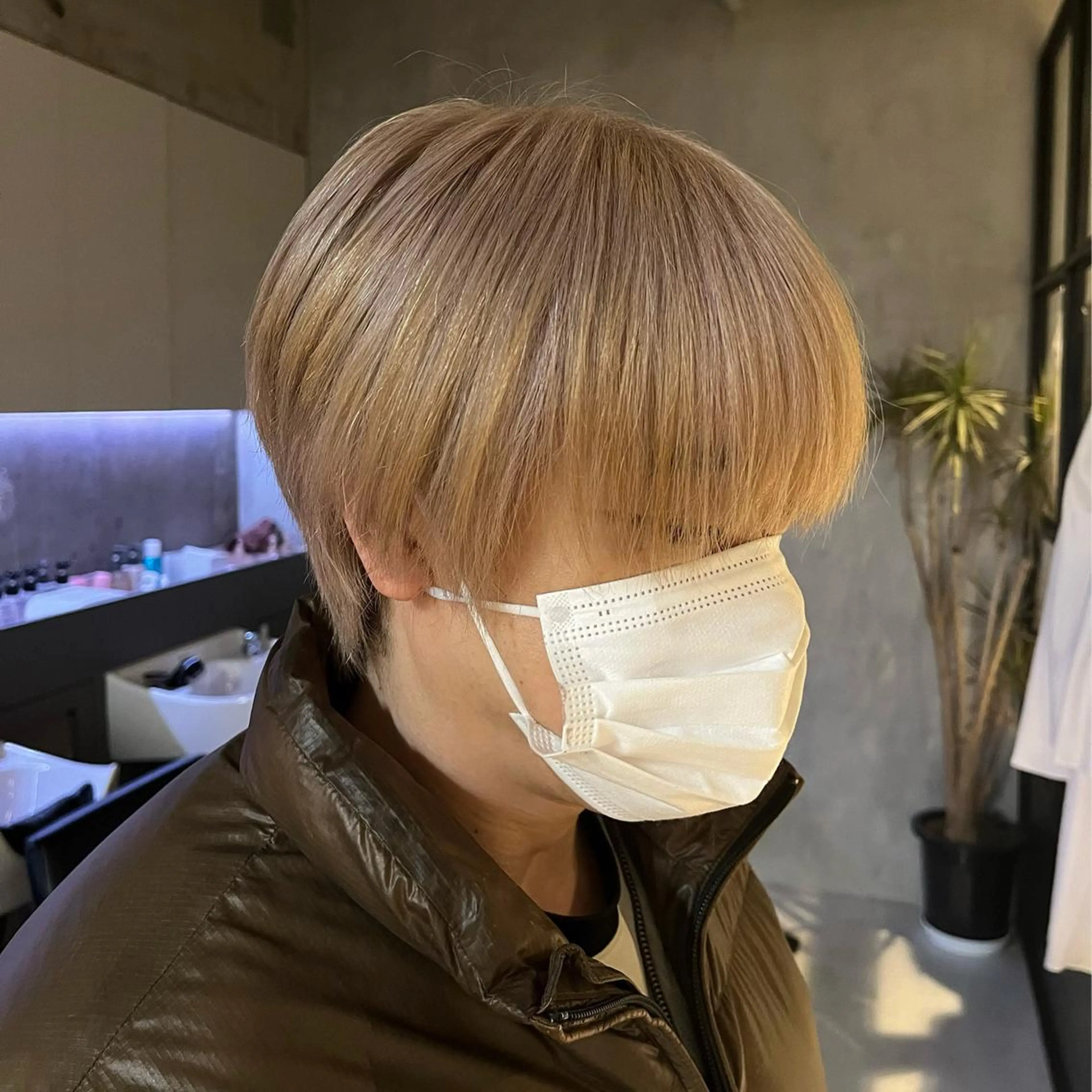 カラー ベージュカラー ヘアカラー ボブ/ミディ/ロング 特化/芳野りんかのヘアスタイル