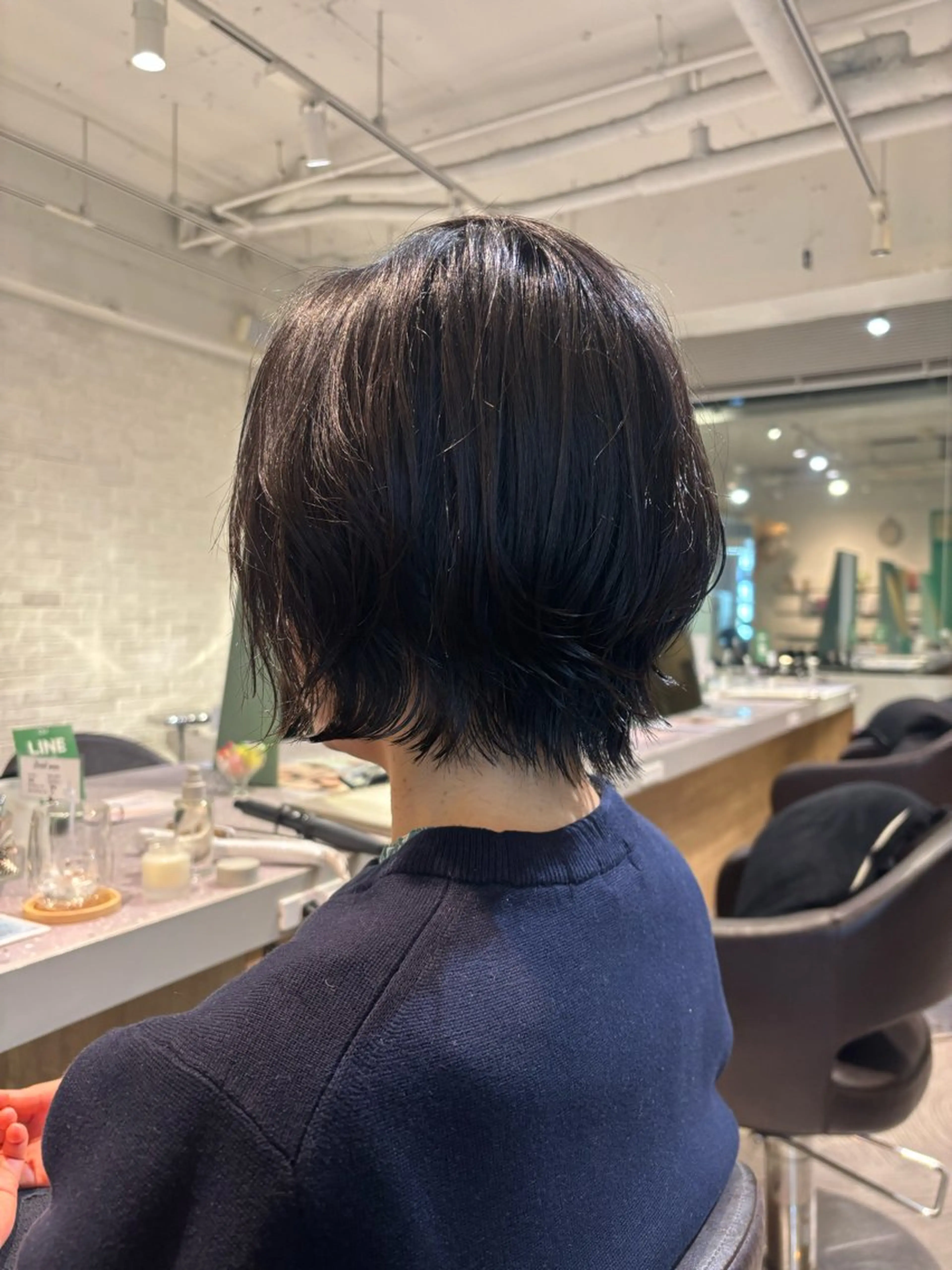 ショート パーマ ショートボブ ボブ ショートヘア ボブ/レイヤー/丸み ショート/遠藤龍雅のヘアスタイル