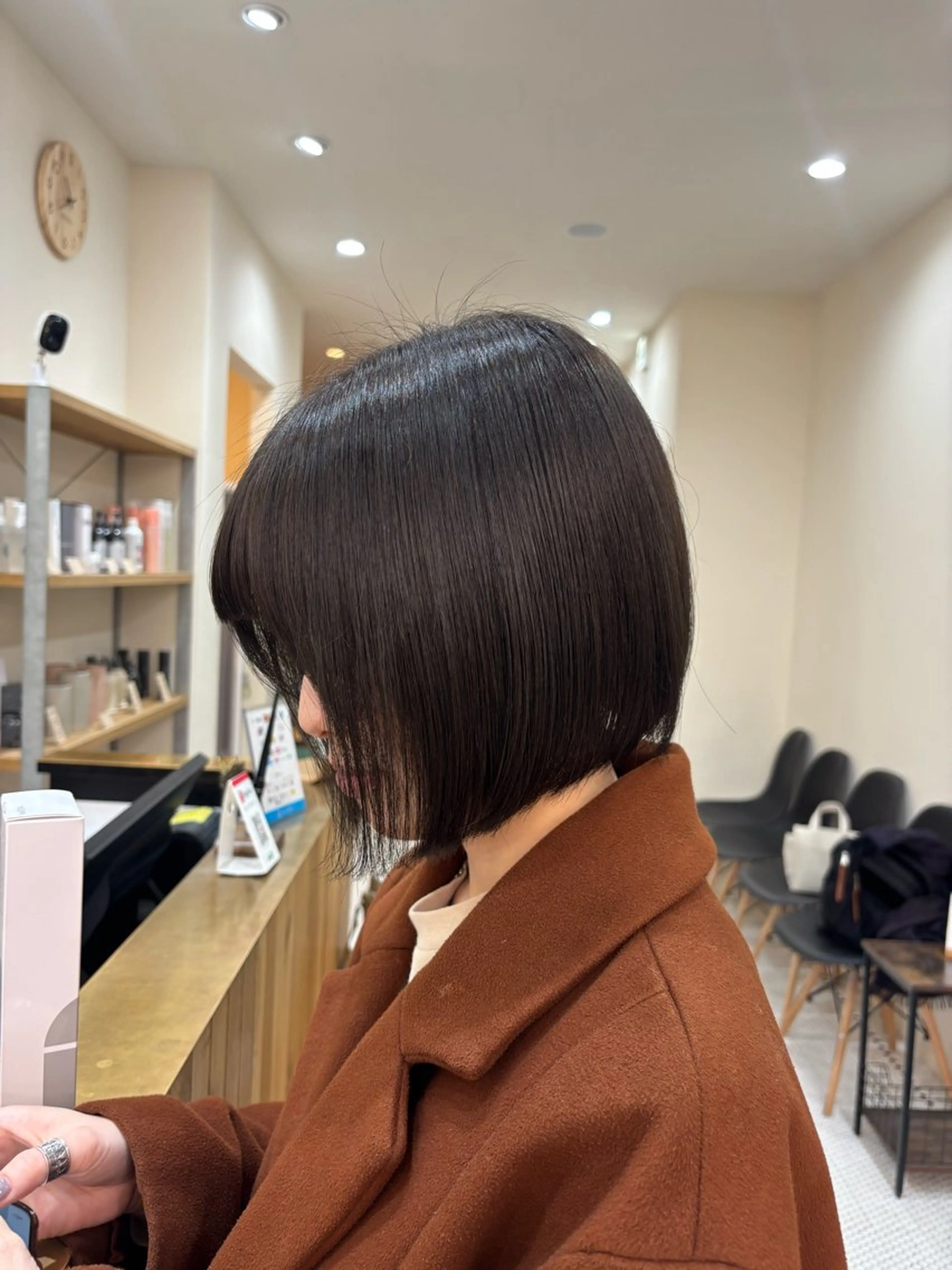 ミディアム カラー ヘアカラー トリートメント よこやま なぎさのヘアスタイル