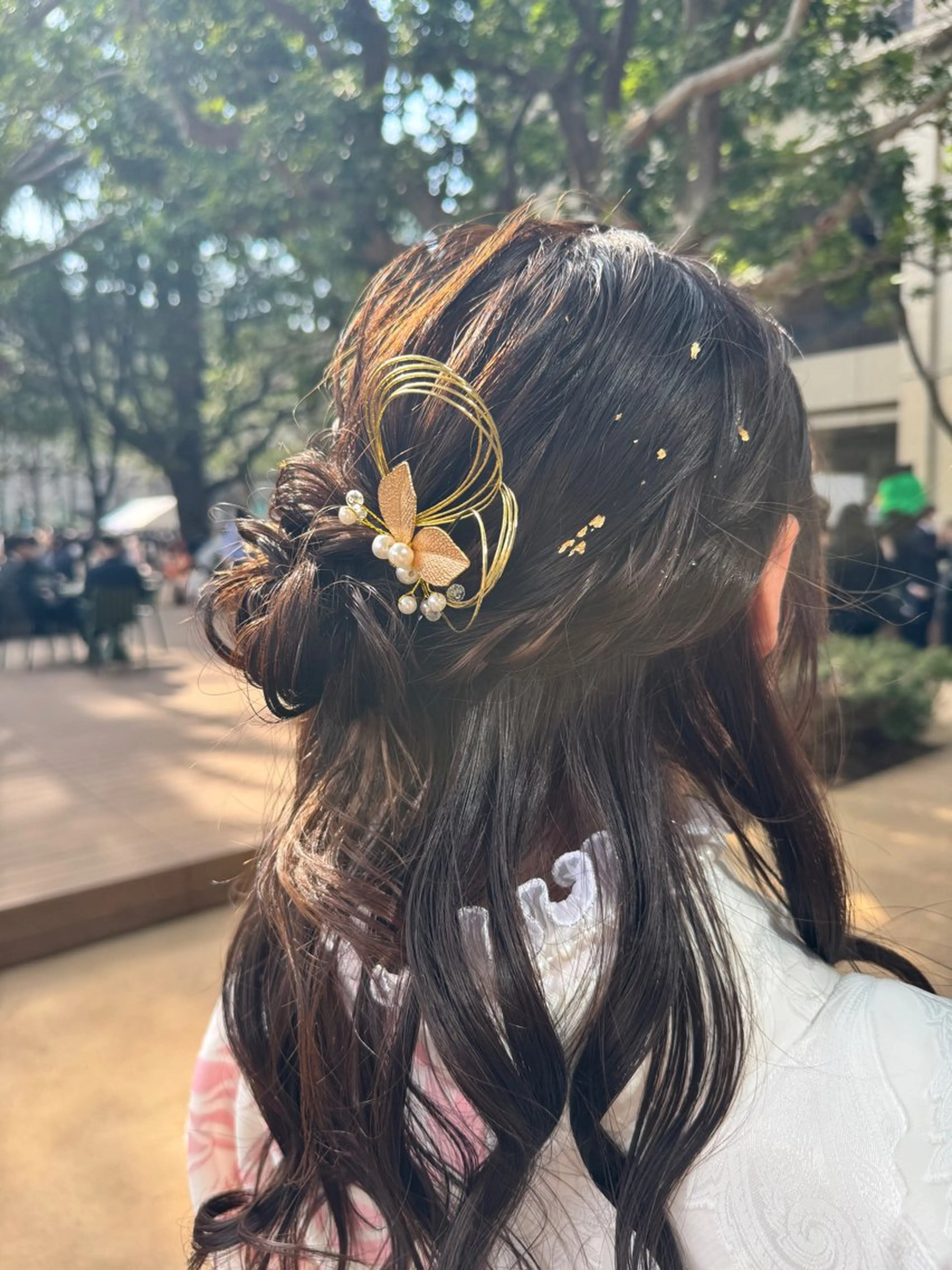 セミロング ヘアアレンジ 卒業式のヘアスタイル ヘアセット sakura❀/板橋 モデル募集中🪄︎︎のヘアスタイル