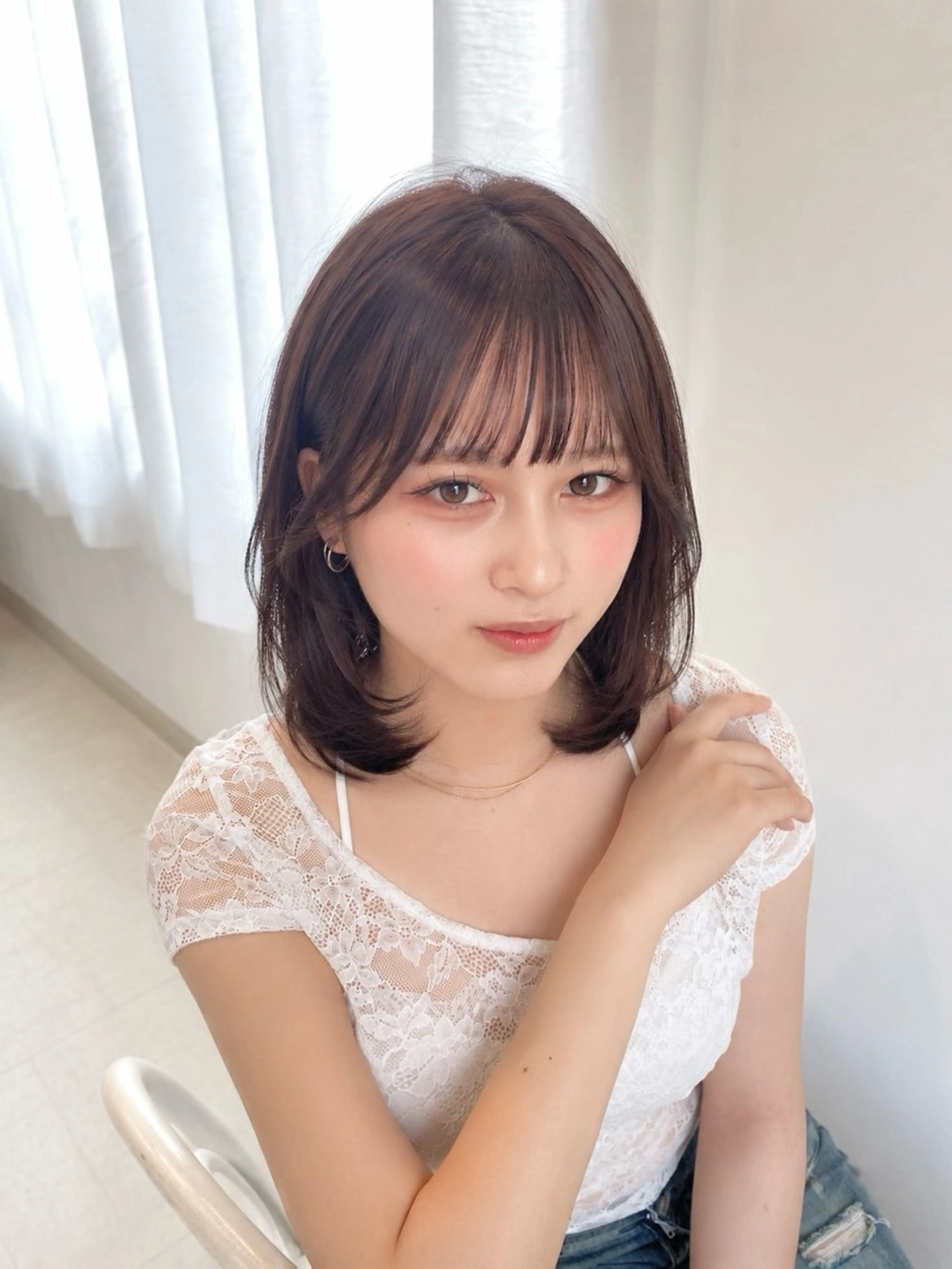 カラー ヘアカラー annuy 🩶るのんのヘアスタイル