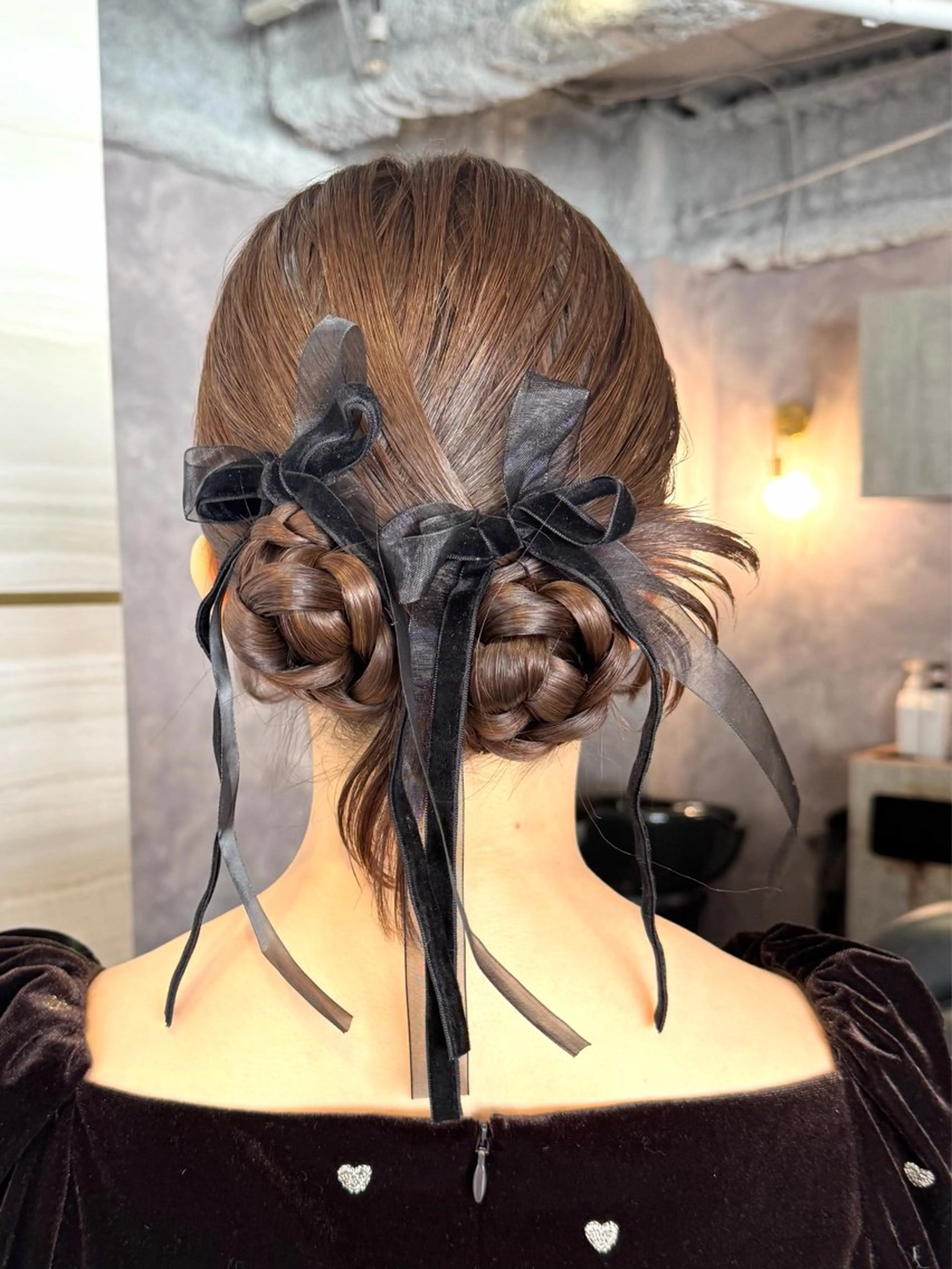 ロング ヘアアレンジ ヘアセット 🩶鈴木茉奈🩶艶髪 /透明感/暖色カラーのヘアスタイル