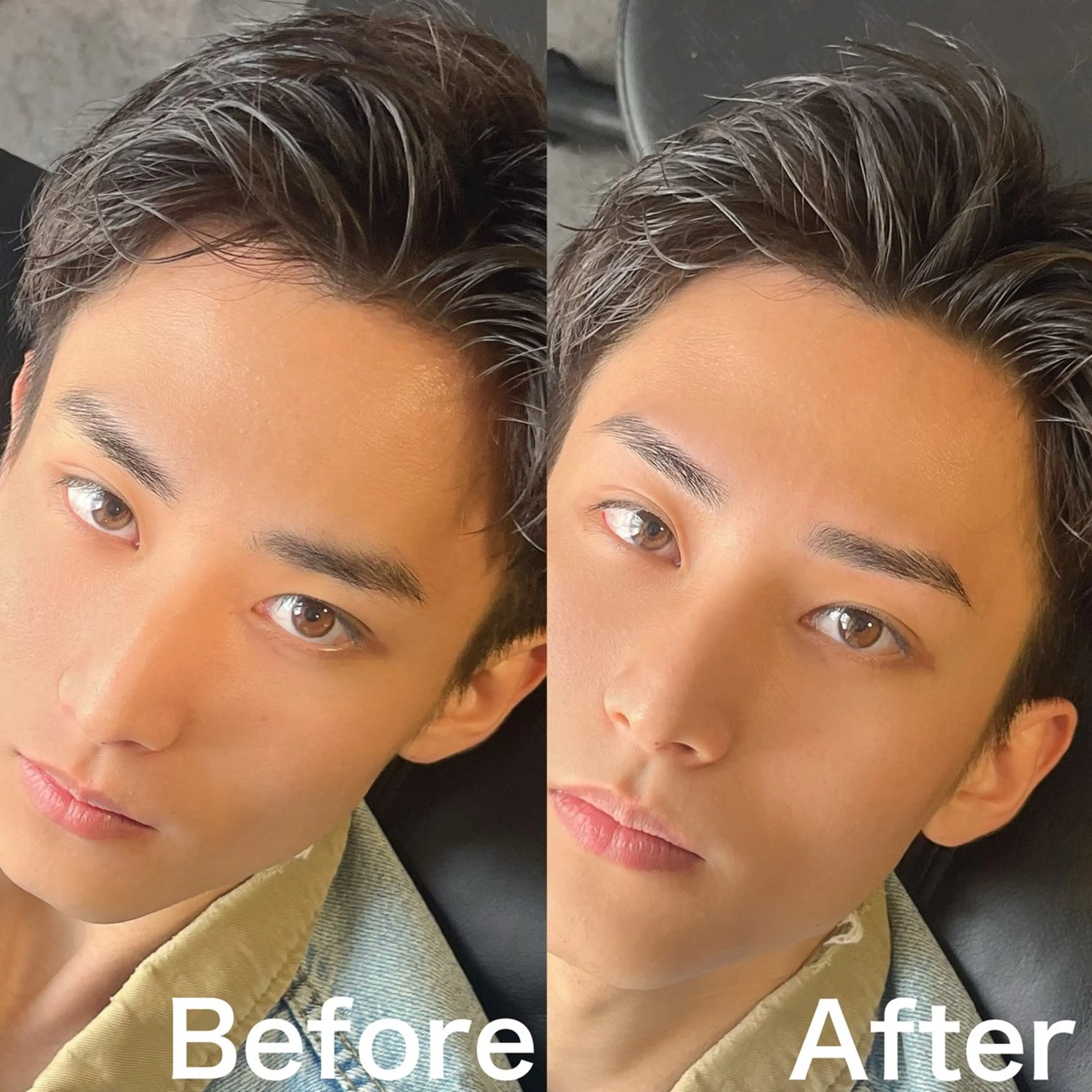 アイブロウ ワックス脱毛 眉カット 5日◯ Yusukeの眉毛・アイブロウイメージ