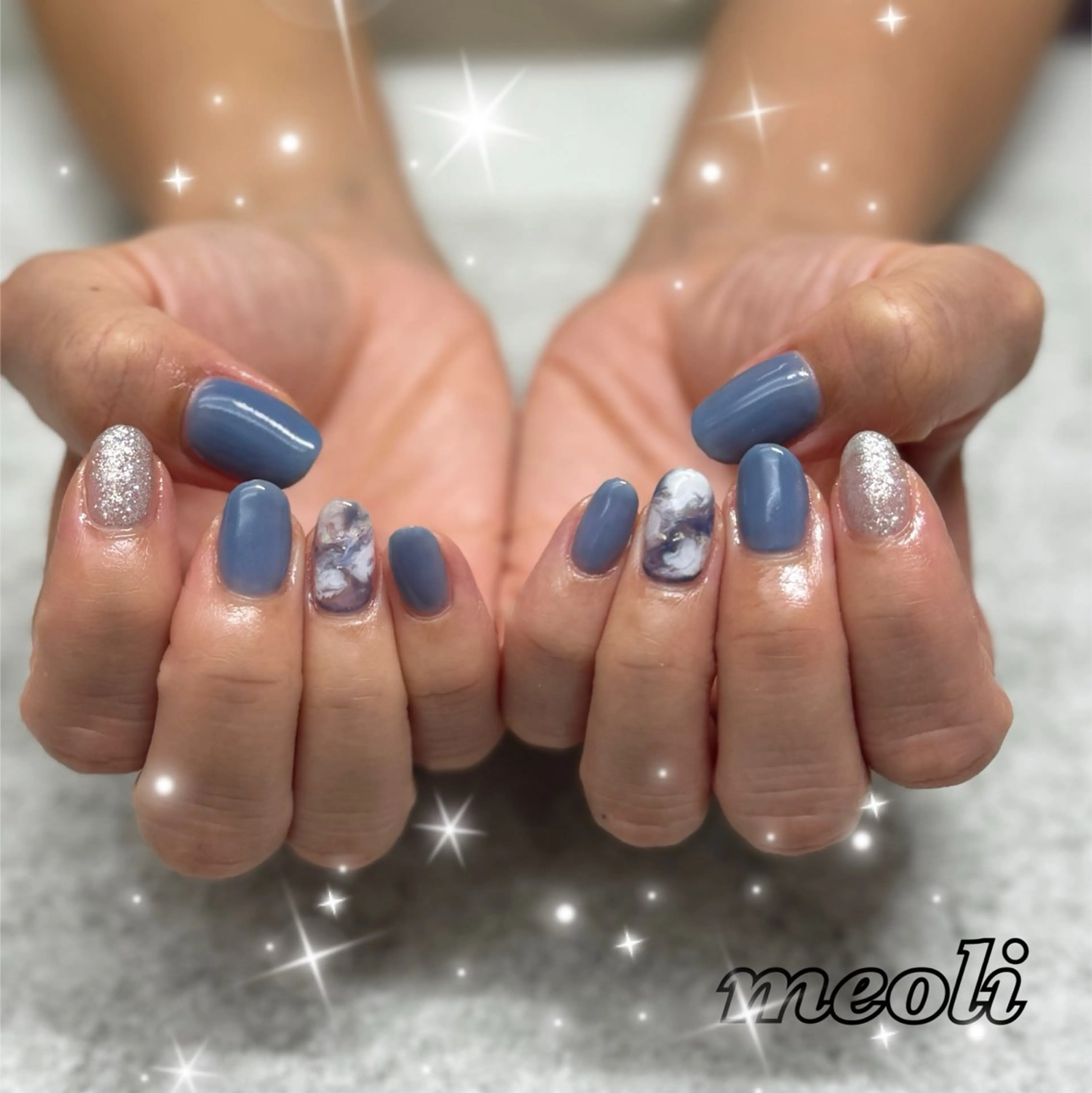 ネイル シンプルネイル nail salon meoli ヒトミのネイルデザイン